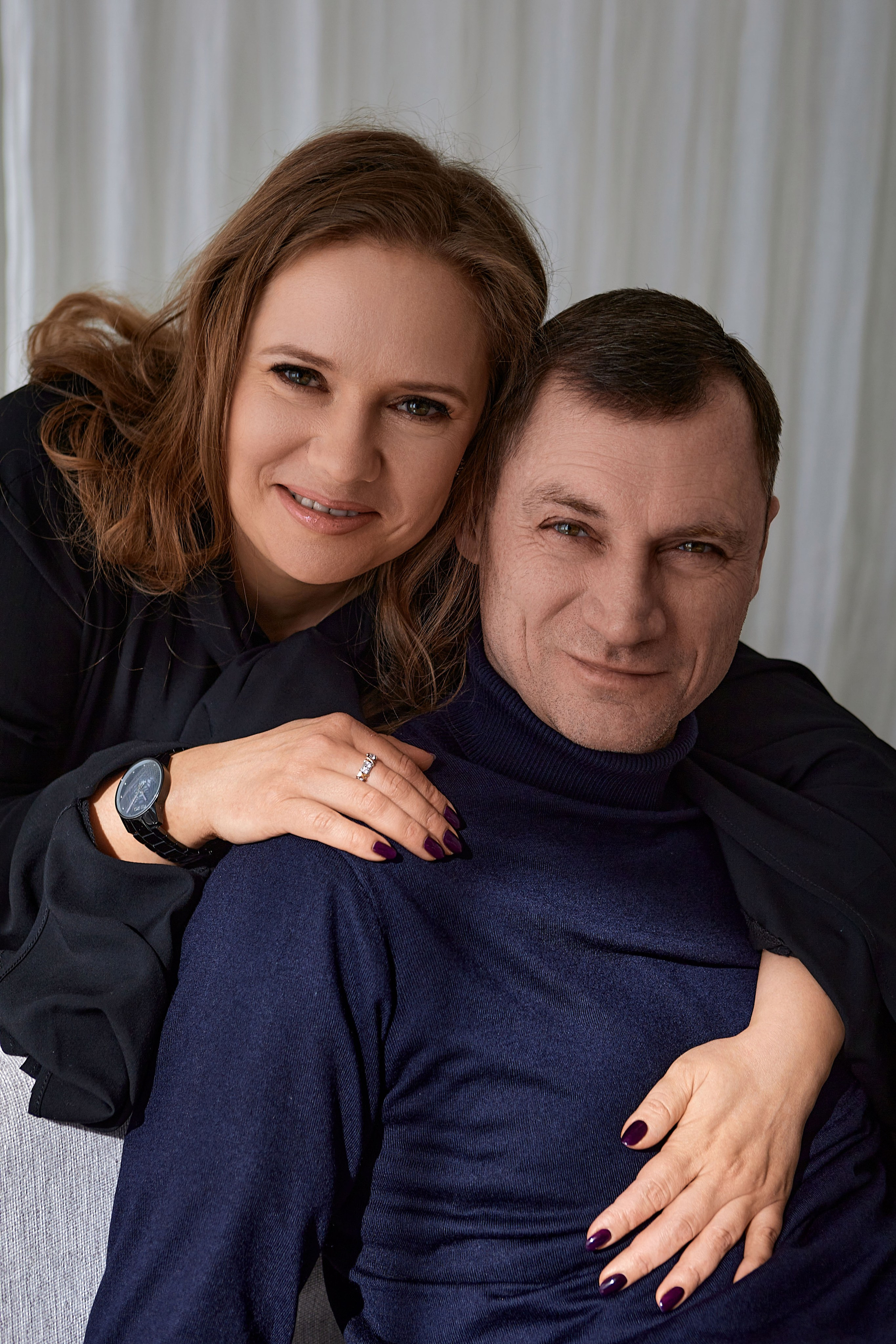 Студийная фотосессия для семейной пары. Портретный, свадебный и семейный фотограф в Краснодаре Михеева Светлана