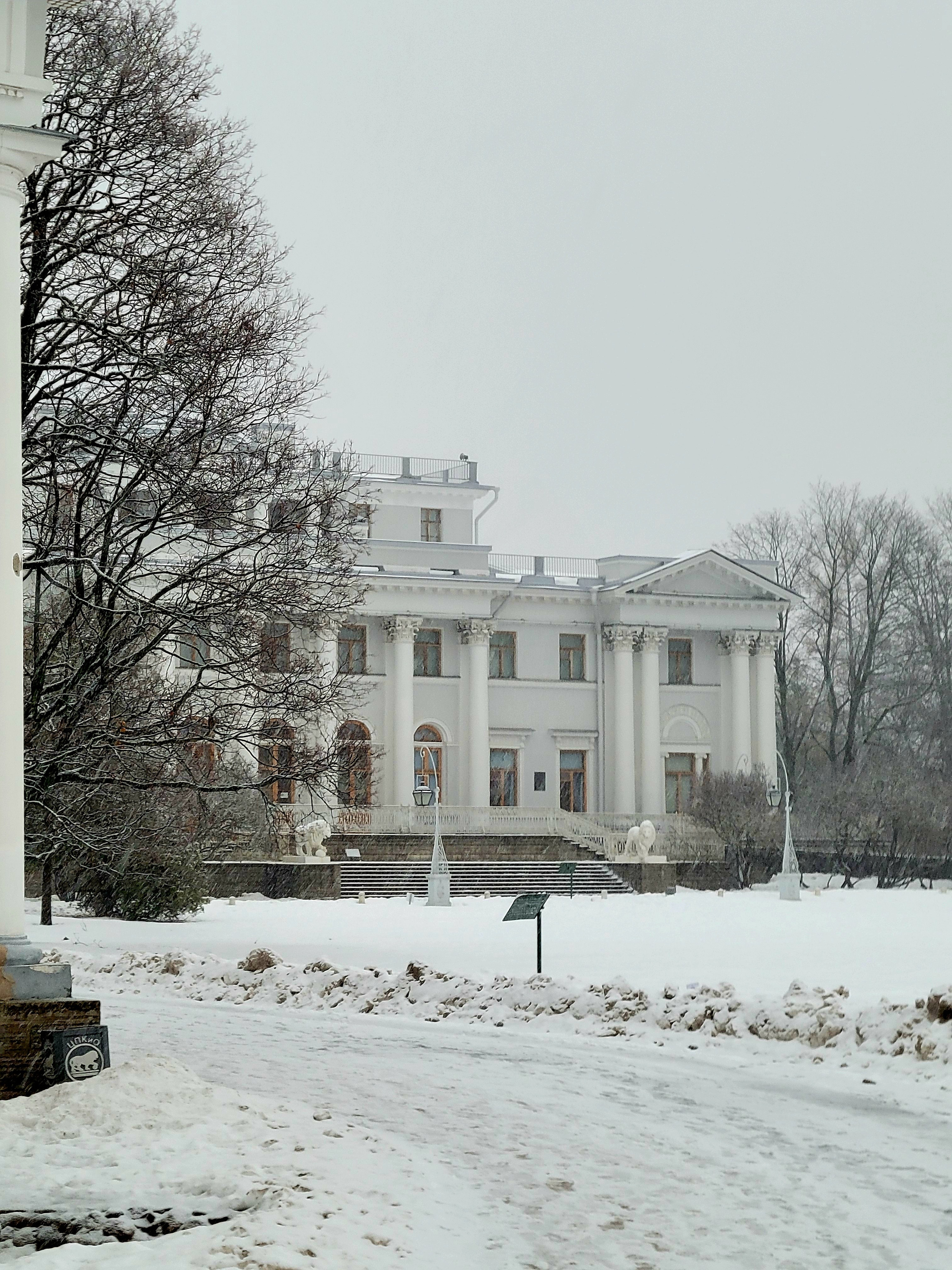 Ожидал, что под каток отдают масляный луг перед дворцом. Но каток расположен на хозяйственном дворе. Уютный, с пышками и глинтвейном