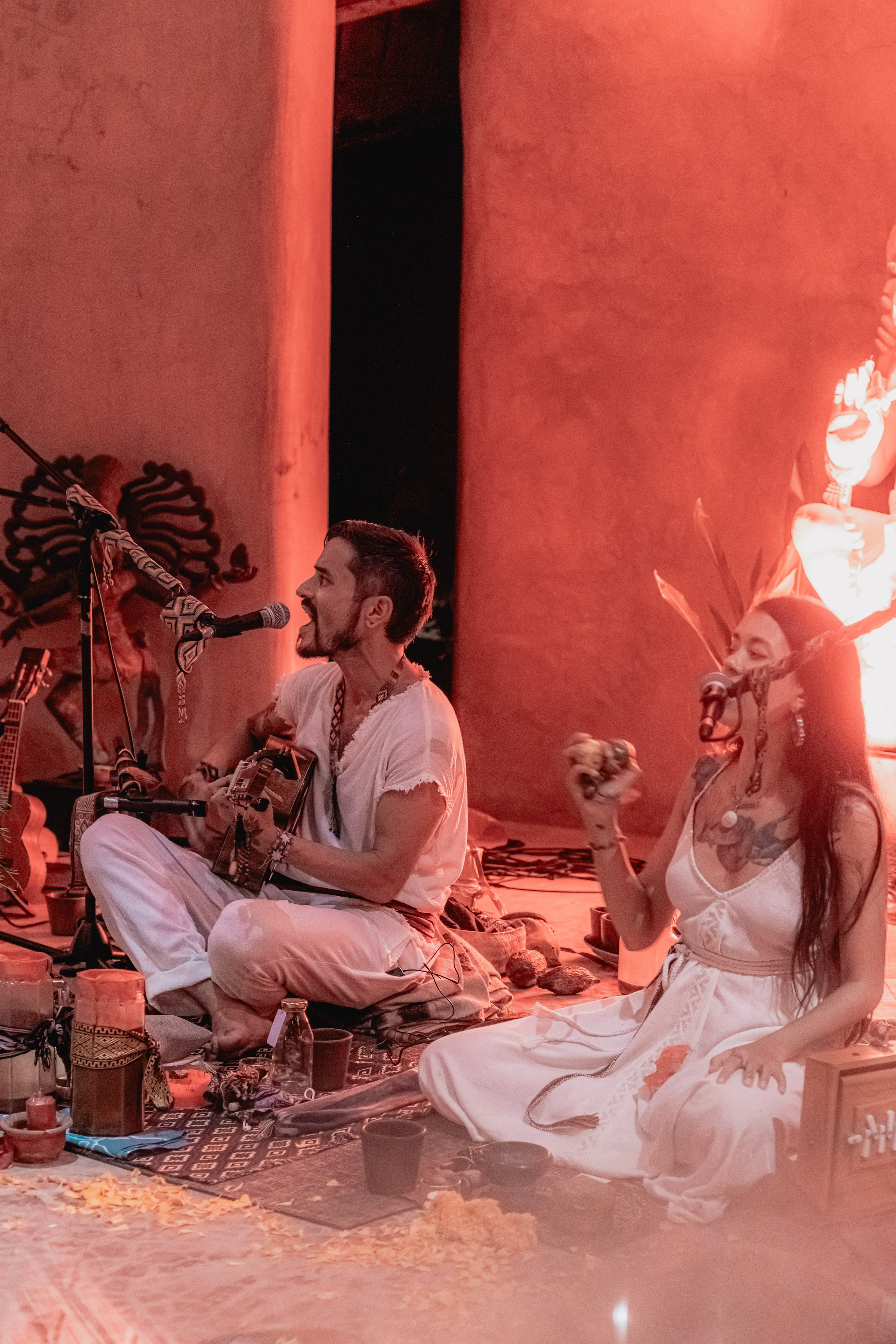 Cacao ceremony Full moon jan w Juan. Mariam Bagdasaryan