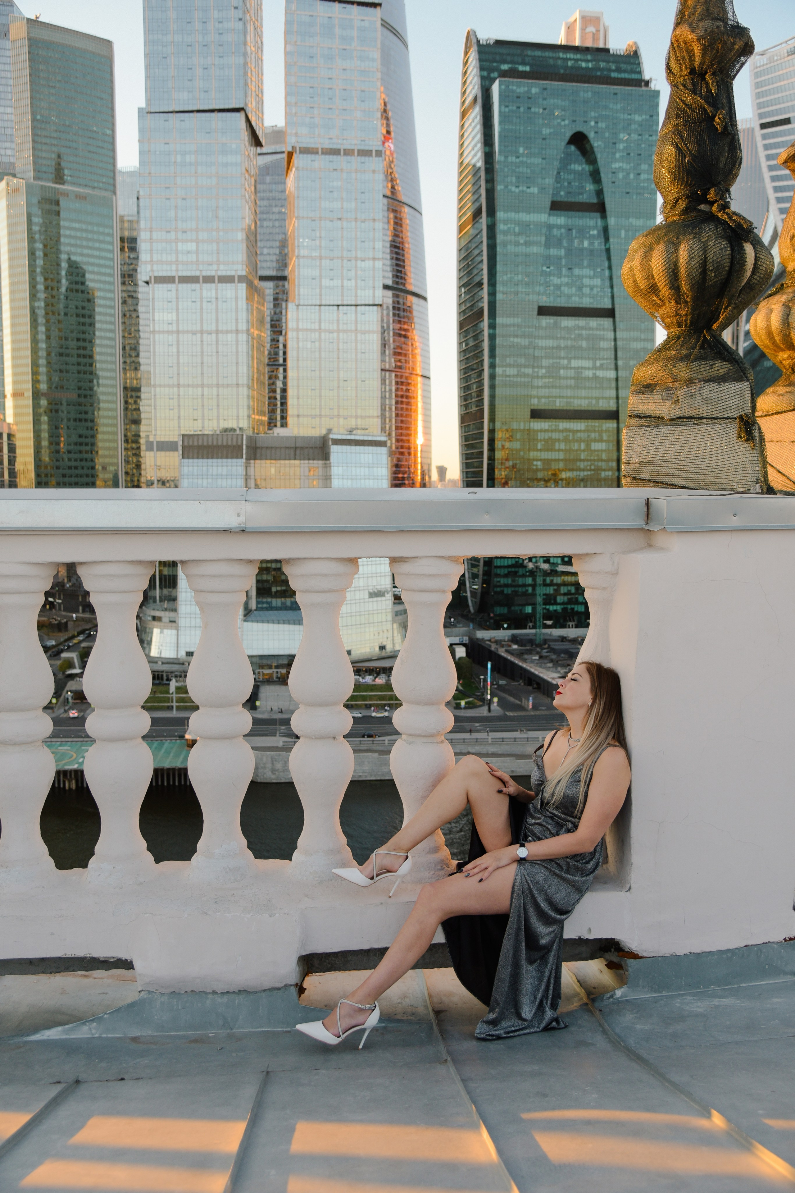 Крыша напротив Москва-Сити. Фотограф Лола Волна, город Москва