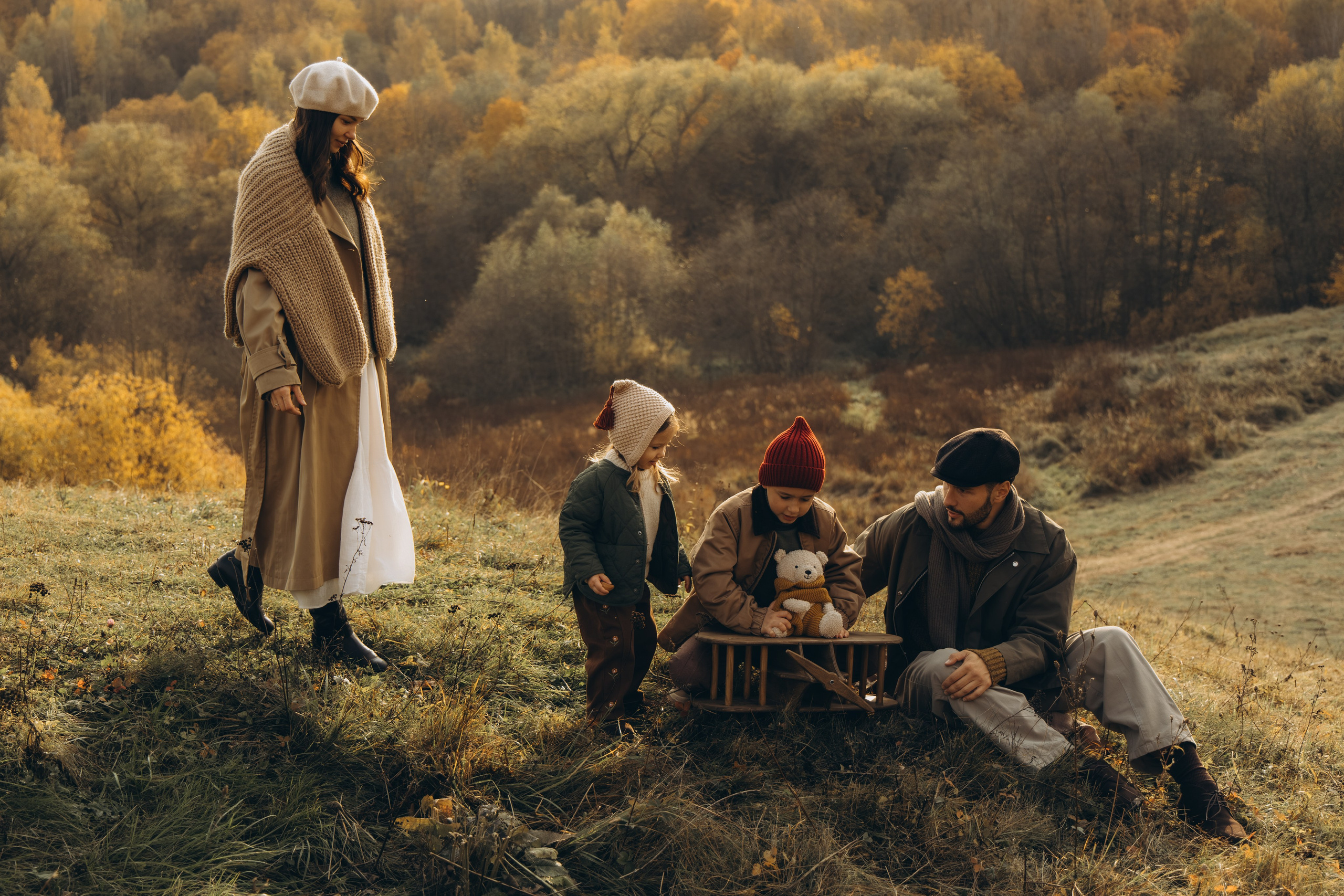 Теплая осенняя история. Семейный фотограф в Москве Лоншакова Кристина