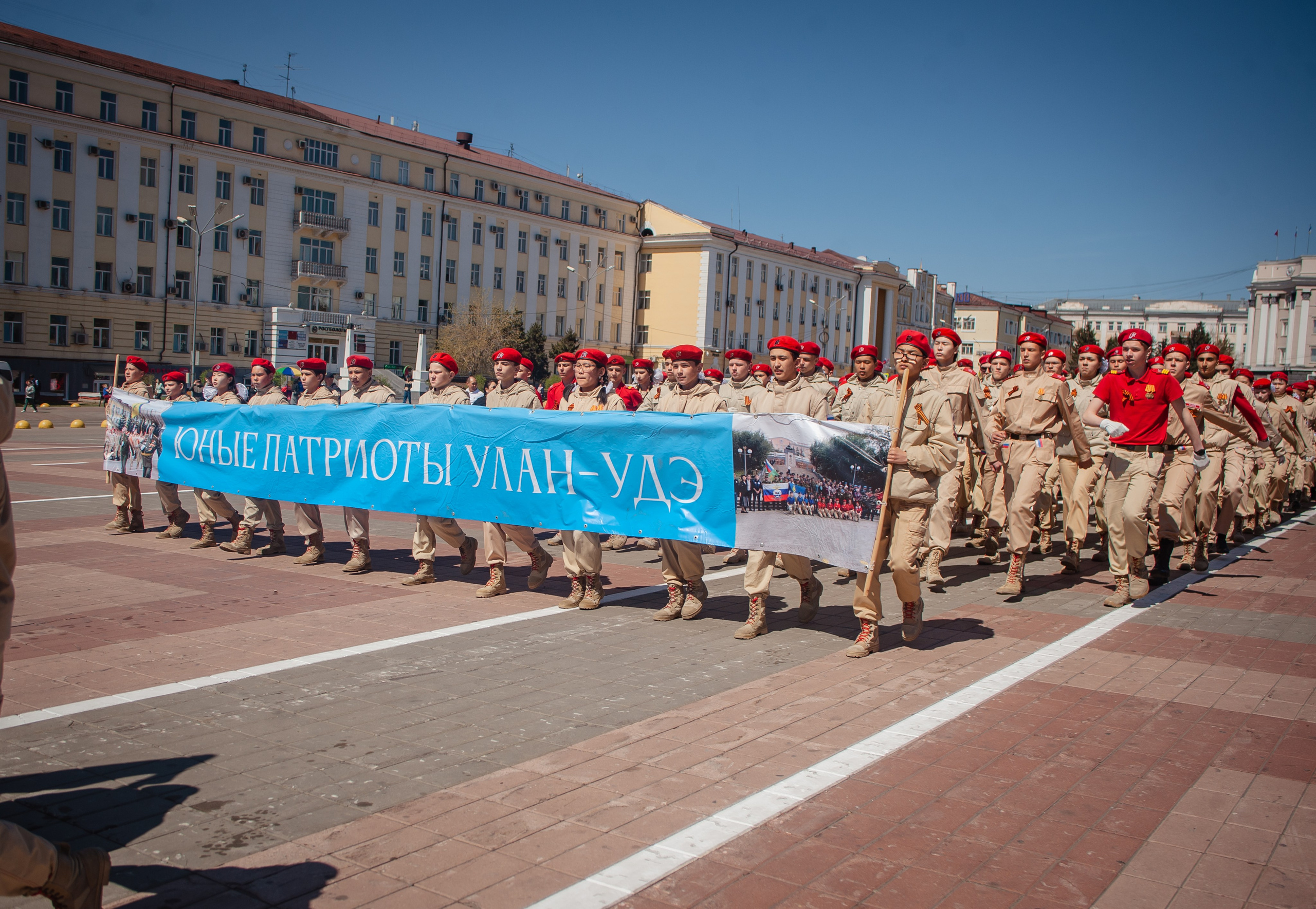 8 Мая. Парад ЮнАрмии. Андреева Александра фотограф в г. Улан-Удэ