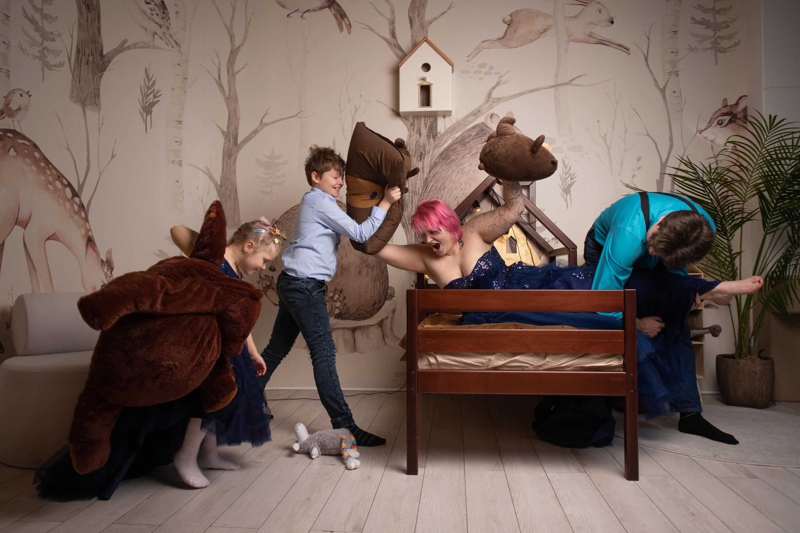 Фотосессии Быковых. Необычные портретные фотосессии под ключ в Москве