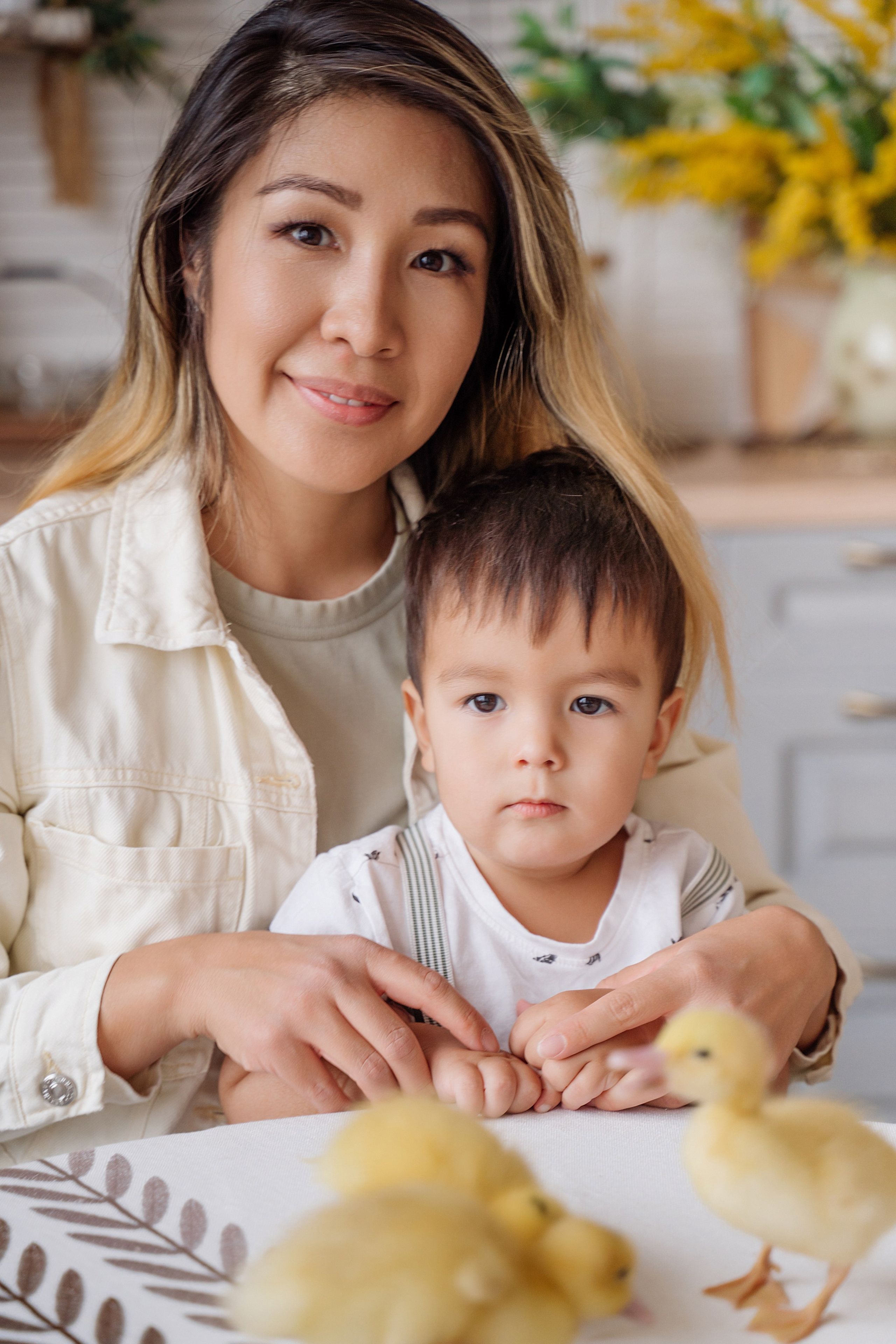 Семейная фотосессия с уточками. Свадебный фотограф