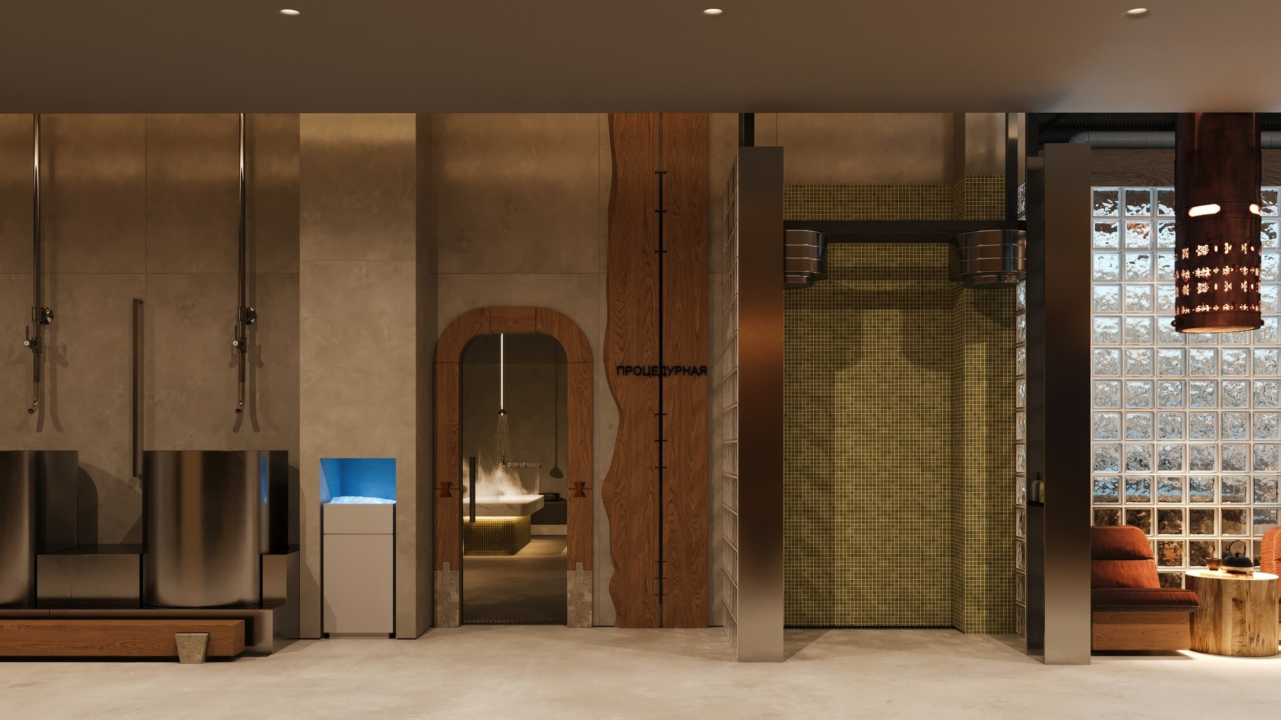 Банный комплекс «Мамин Сибиряк». Екатеринбург. Клиент: Городище. Евгений Пырков — 3d визуализатор интерьеров и экстерьеров России