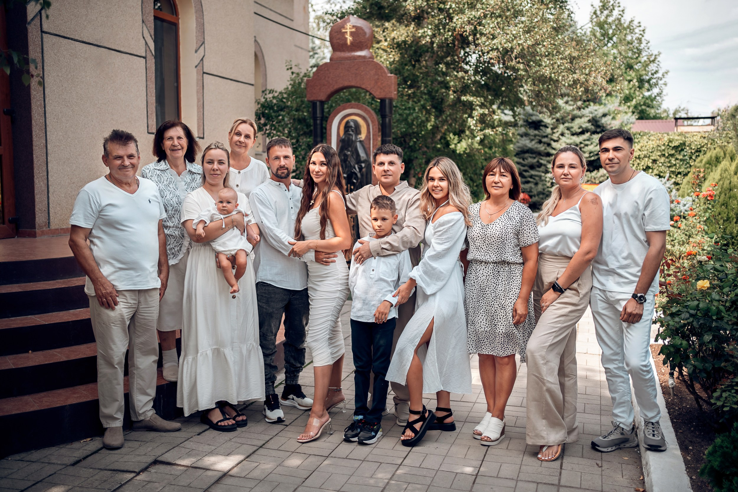 Крещение в храме Прп.Сергия Радонежского с. Орлиное. Церковный фотограф Севастополь