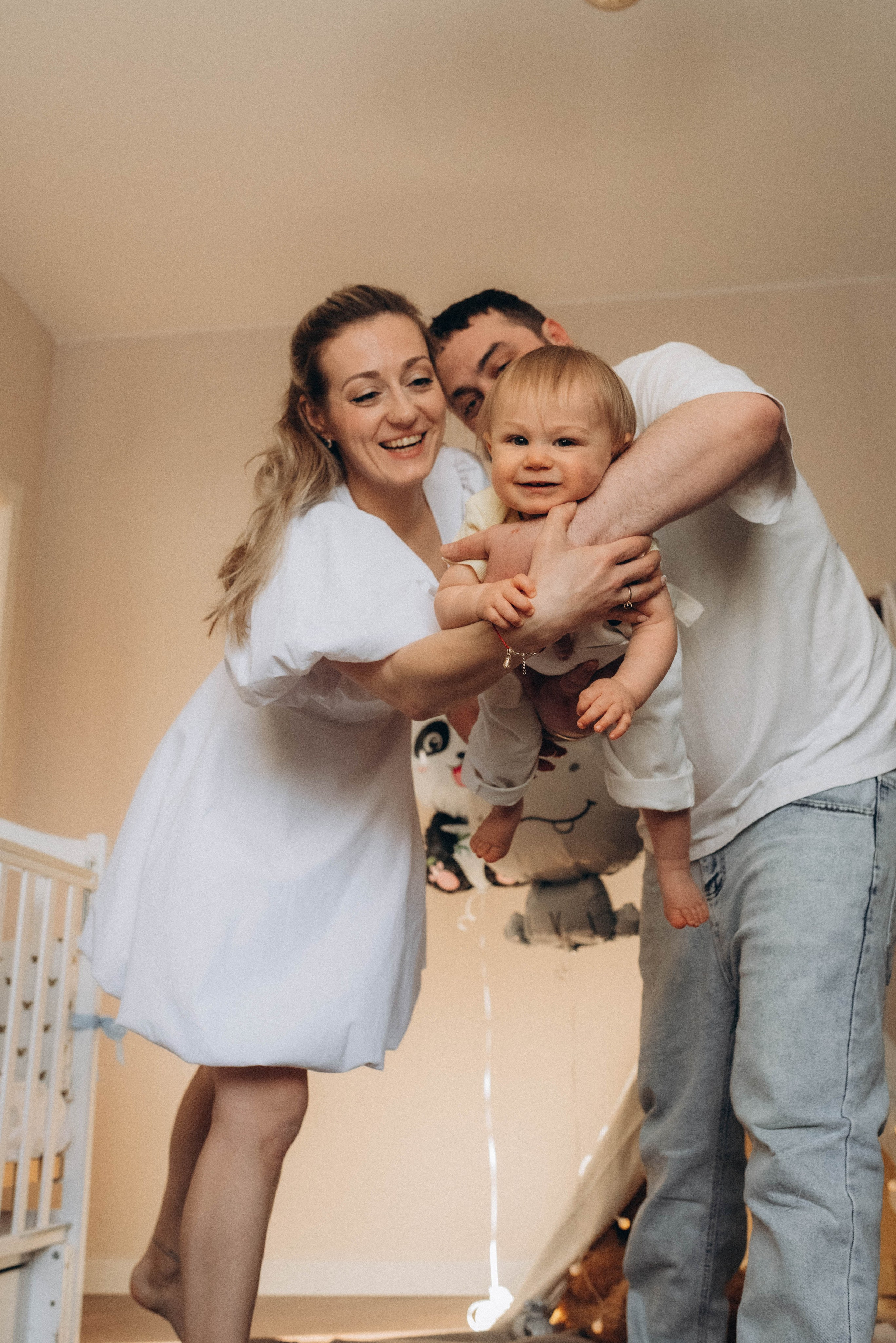 Домашняя фотосессия ко дню рождения малыша. Семейный фотограф в Железнодорожном Масаева Елена