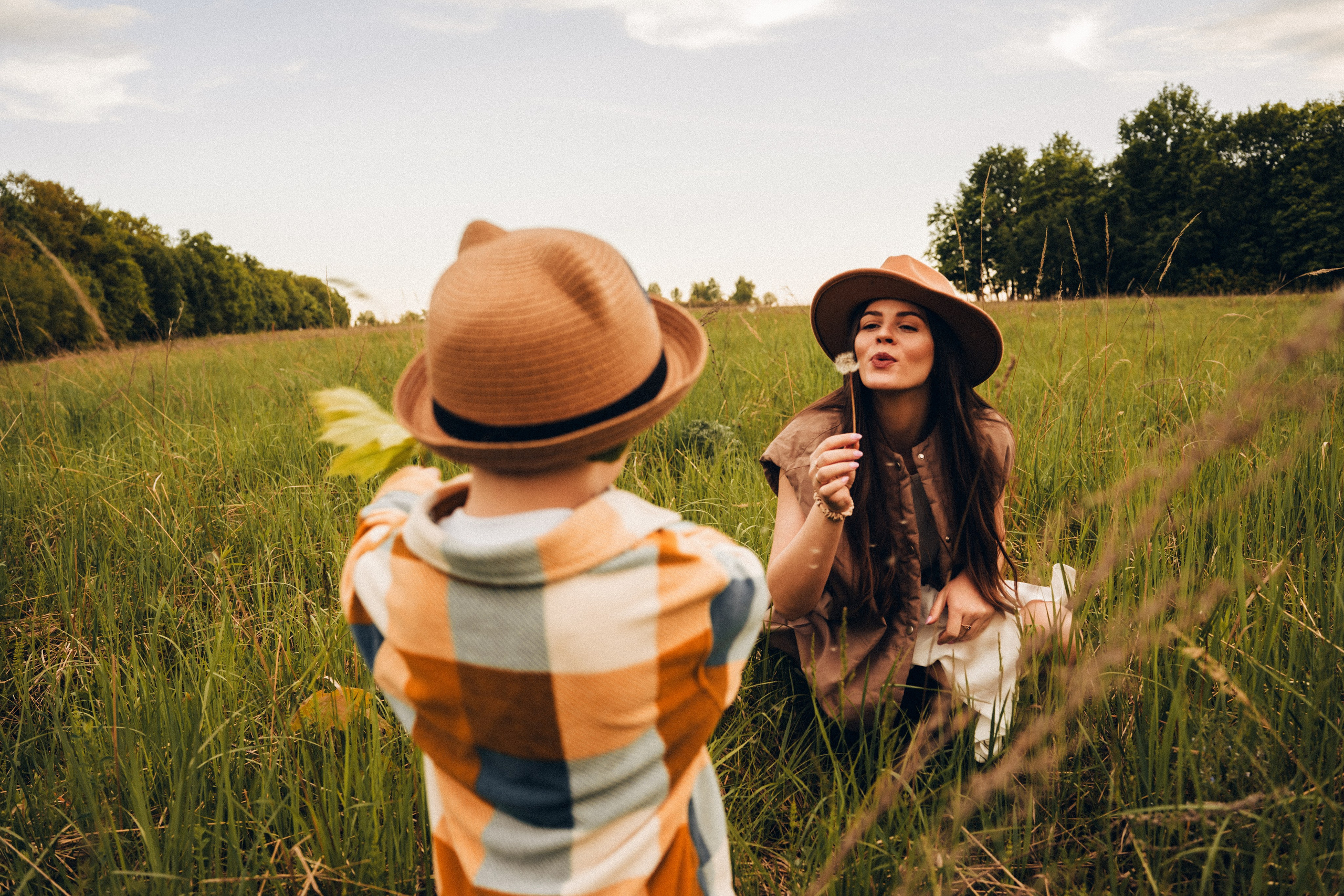 Семейная съемка на закате