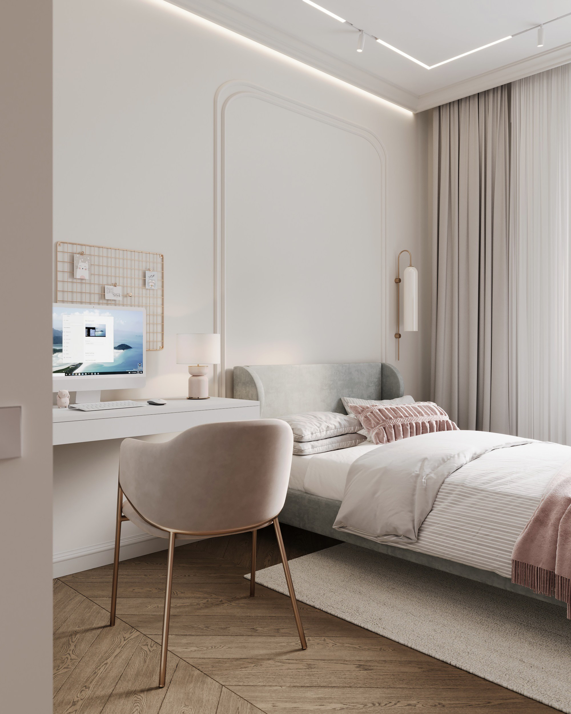 Color Classic. Дизайн интерьера | 3D визуализация | Миланская Марина