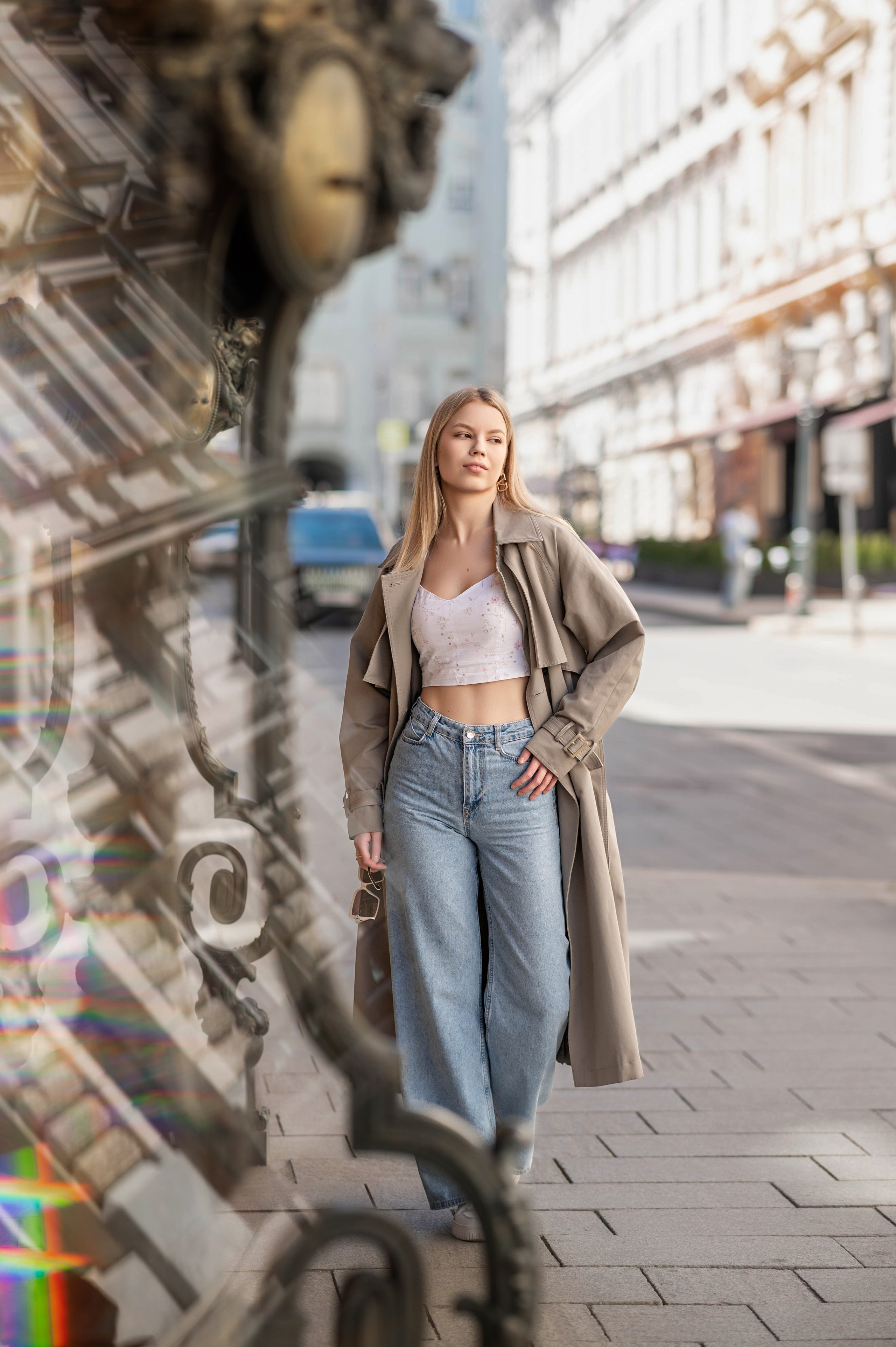 Дарья у отеля Будапешт