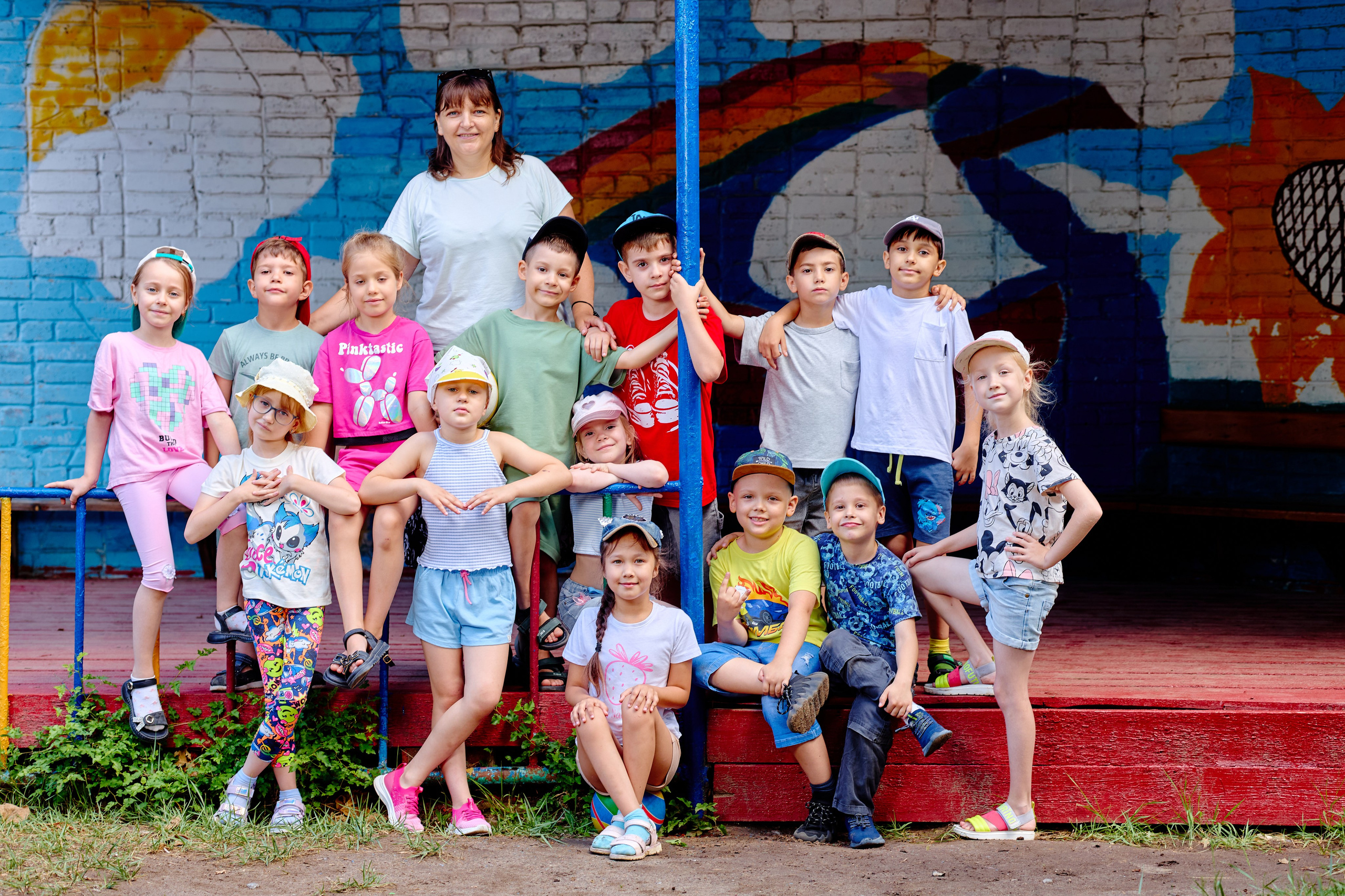 Пример летней съемки в детском саду № 92 Старшая группа Радуга. Фотограф Выпускные альбомы Таганрог Сергей Коробченко