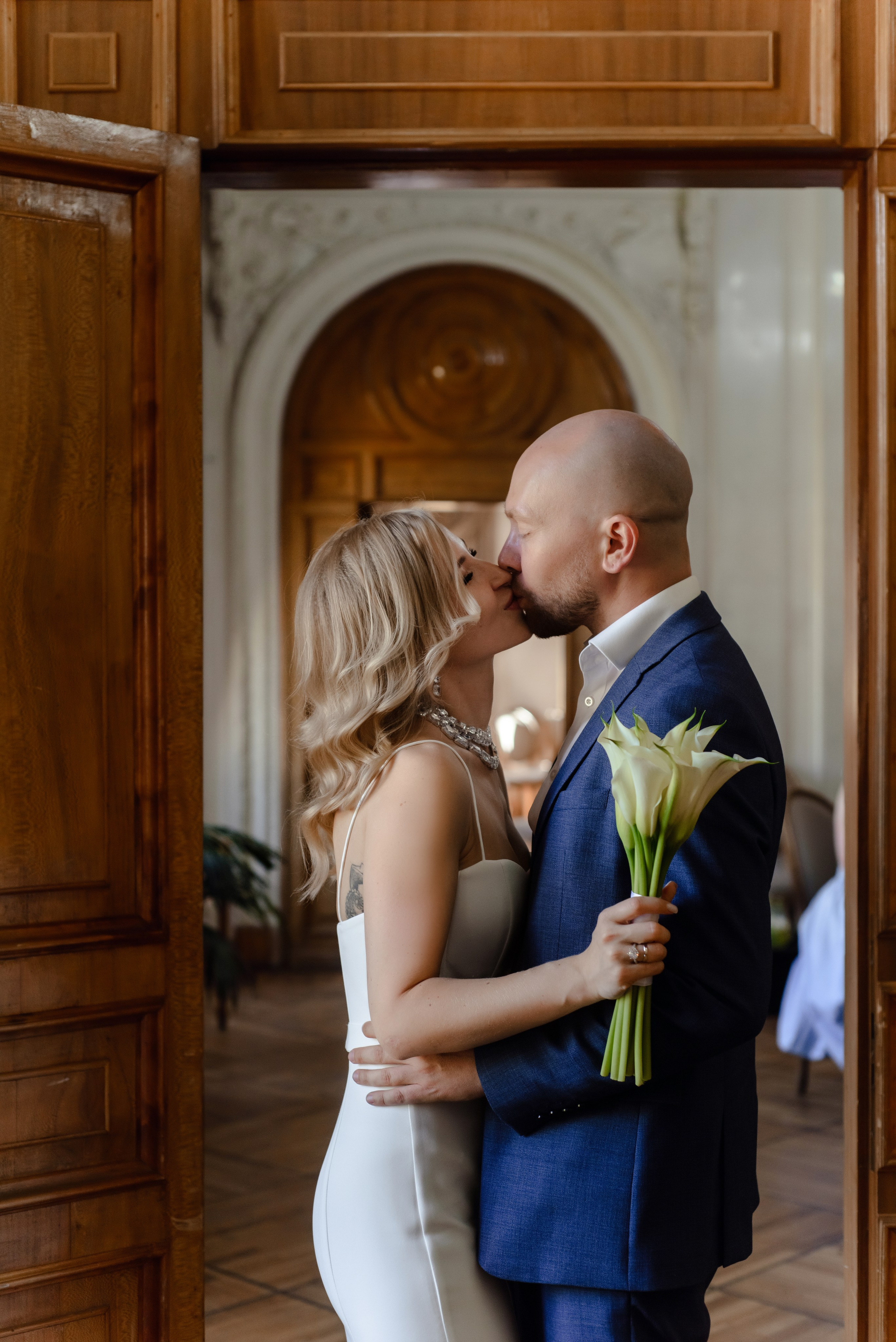 Свадьба в библиотеке Пушкина. Фотограф Диана Вальтер