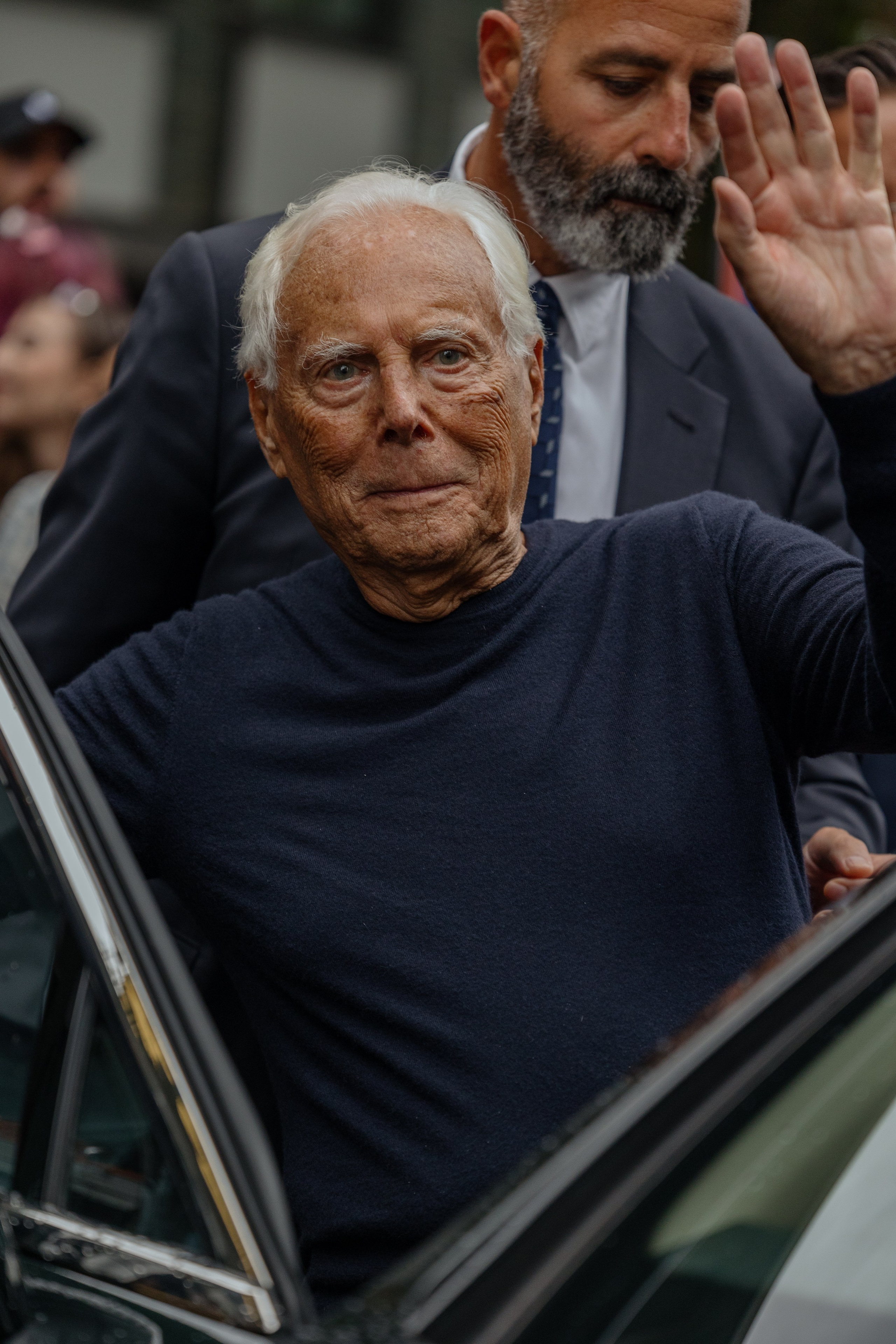 MFW SPRING/SUMMER 2024 EMPORIO ARMANI. Photographer in Milan Ivan Goncharov