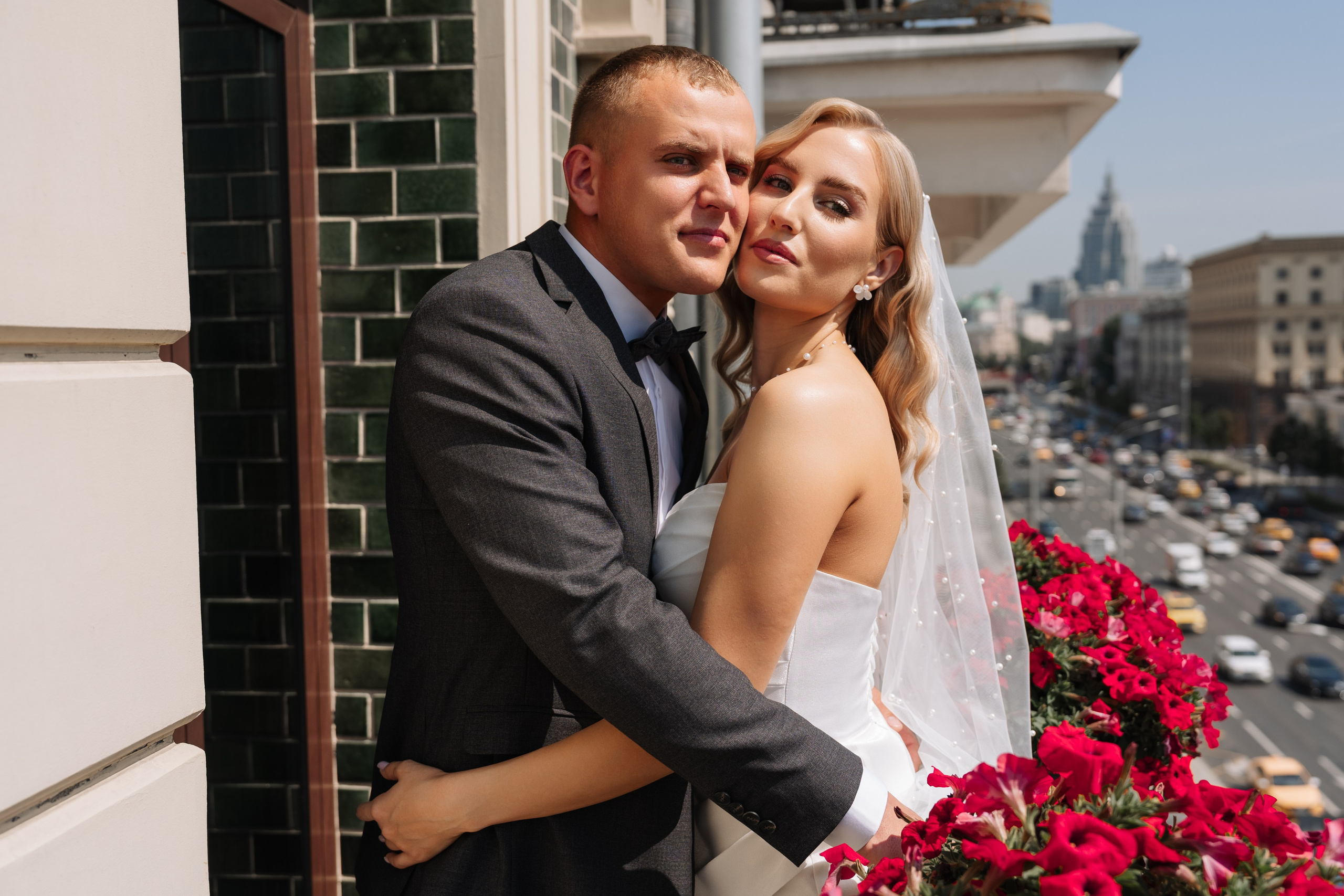 Свадебная фотосессия в Москве, регистрация в Кутузовском ЗАГСе Москва. Свадебный фотограф в Москве Анна Полушина