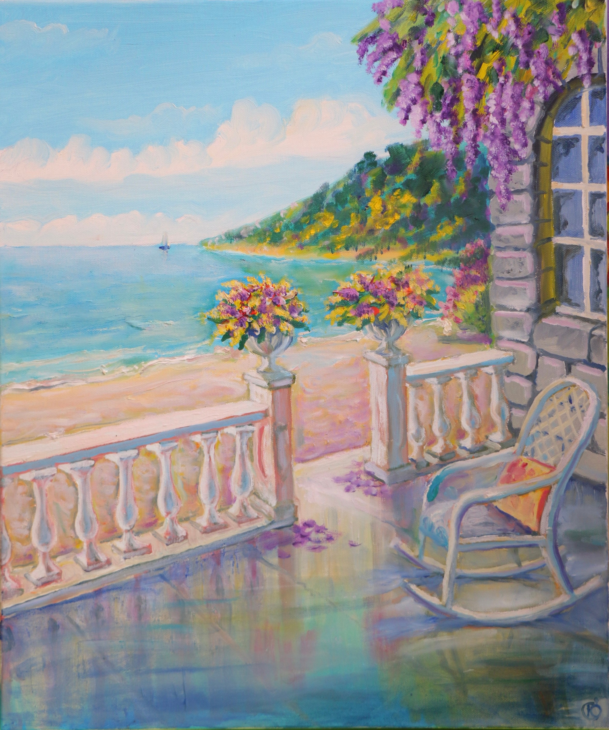 Цветы. Продажа картин маслом на холсте в г. Ялта