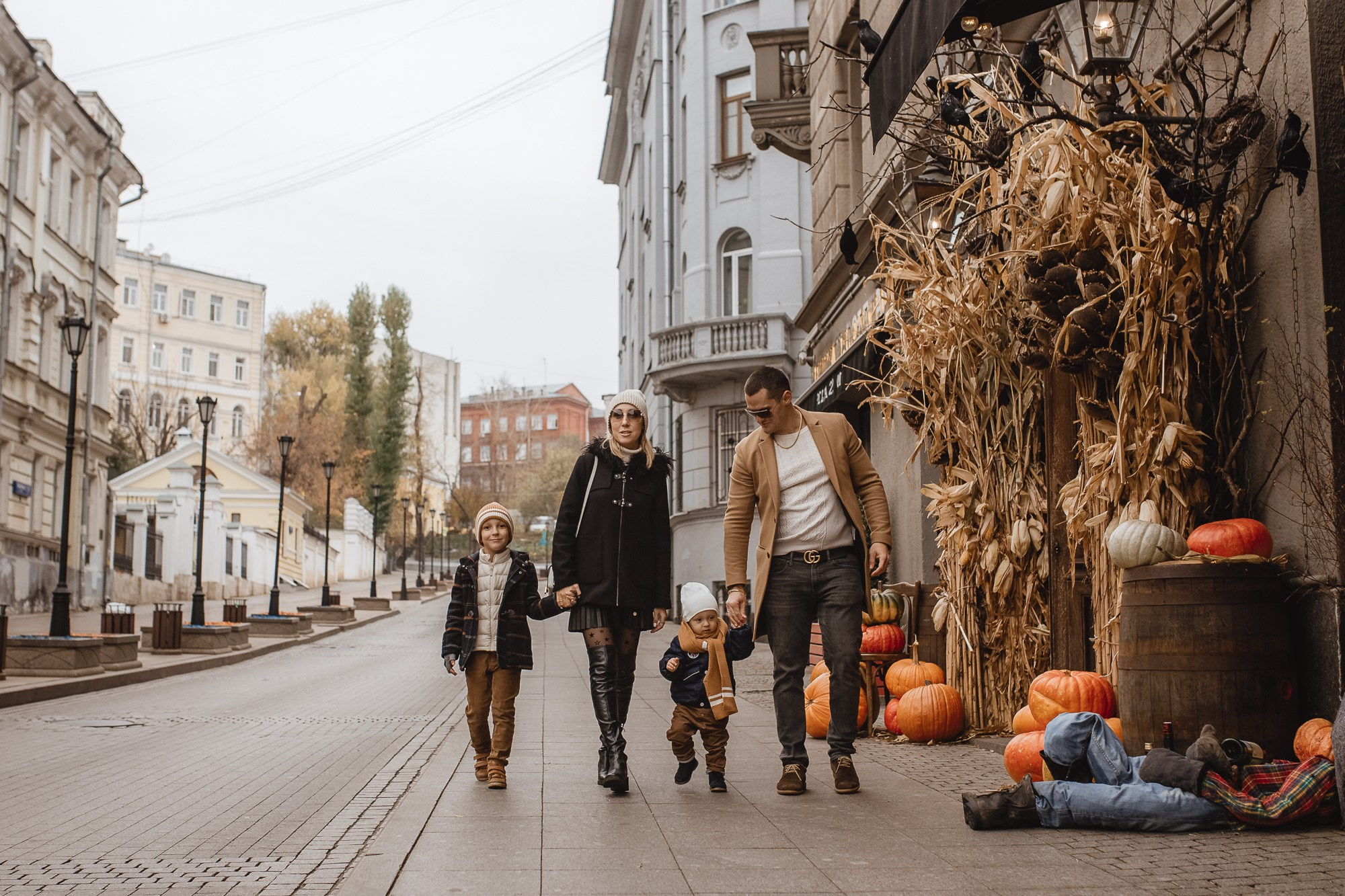 Прогулка в центре города. Фотограф на Крещение, Венчание в Москве Ирина Шамина