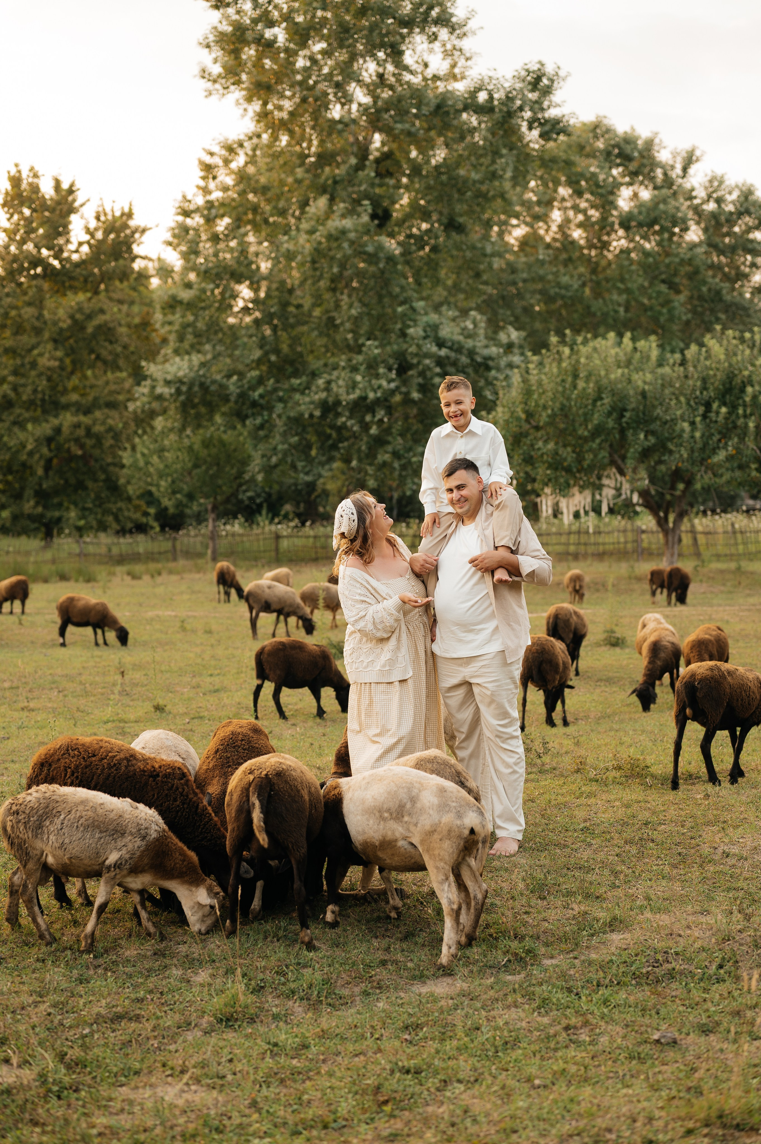 Семейная фотосессия на ферме. Свадебный и семейный фотограф в Краснодаре Алина Мельник