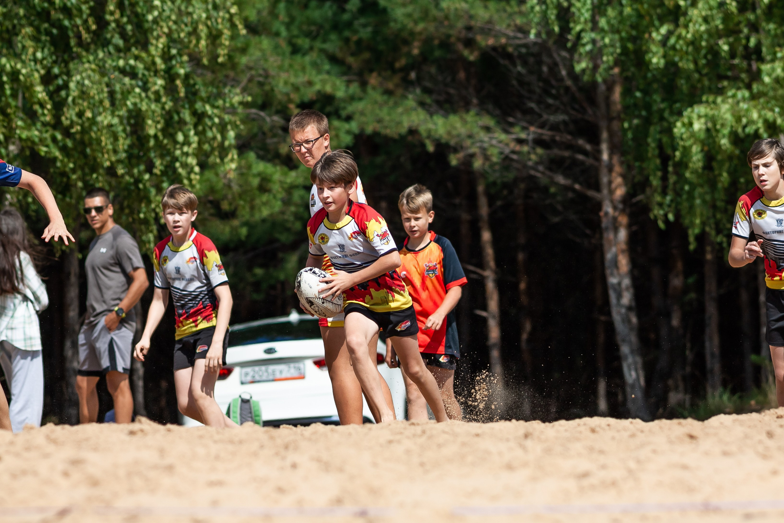 «Кубок «Молота» по пляжному Регби. Фотография