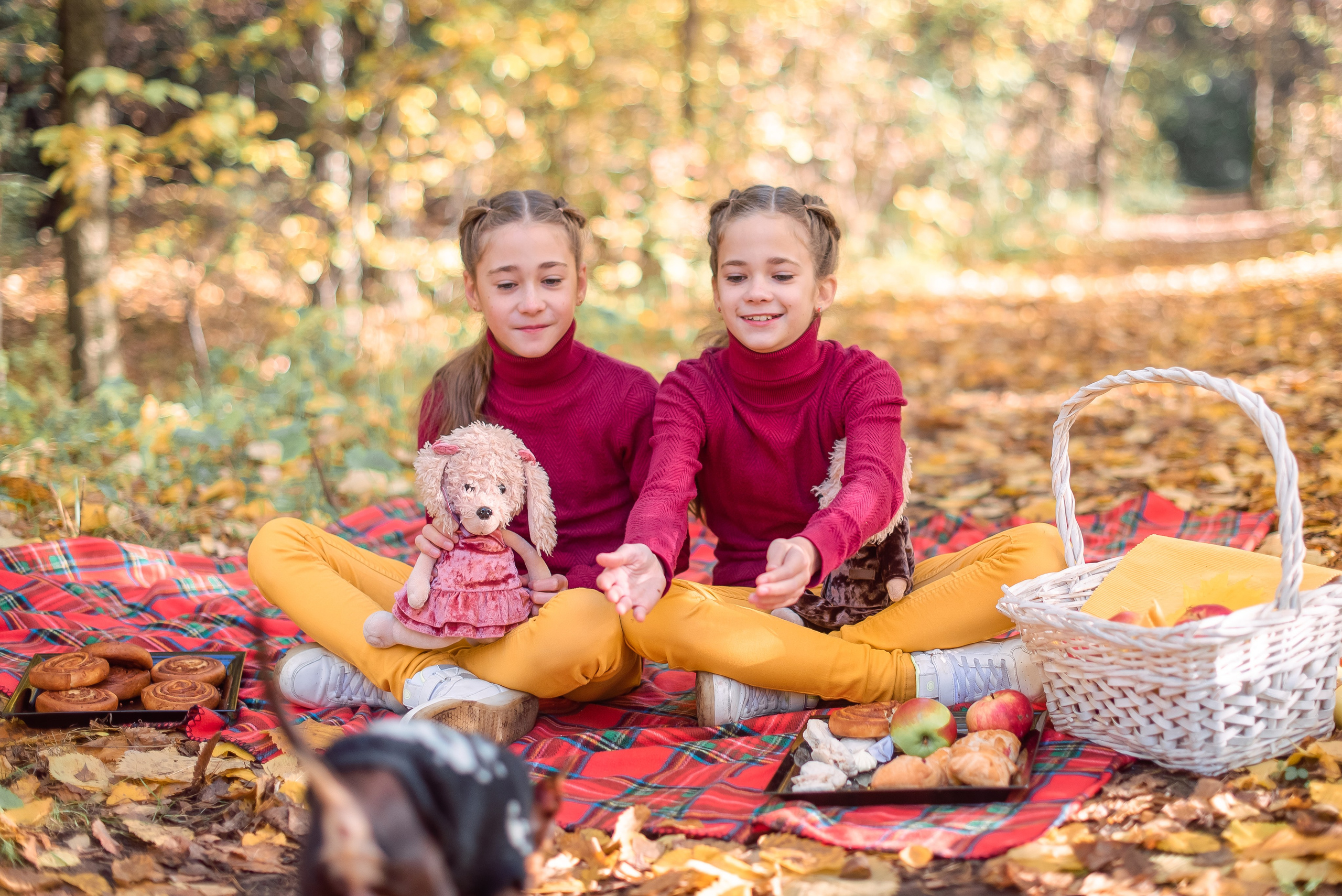 Осенняя прогулка семьи Андрея и Марины. Свадебный и семейный фотограф в Москве Юлия Винник