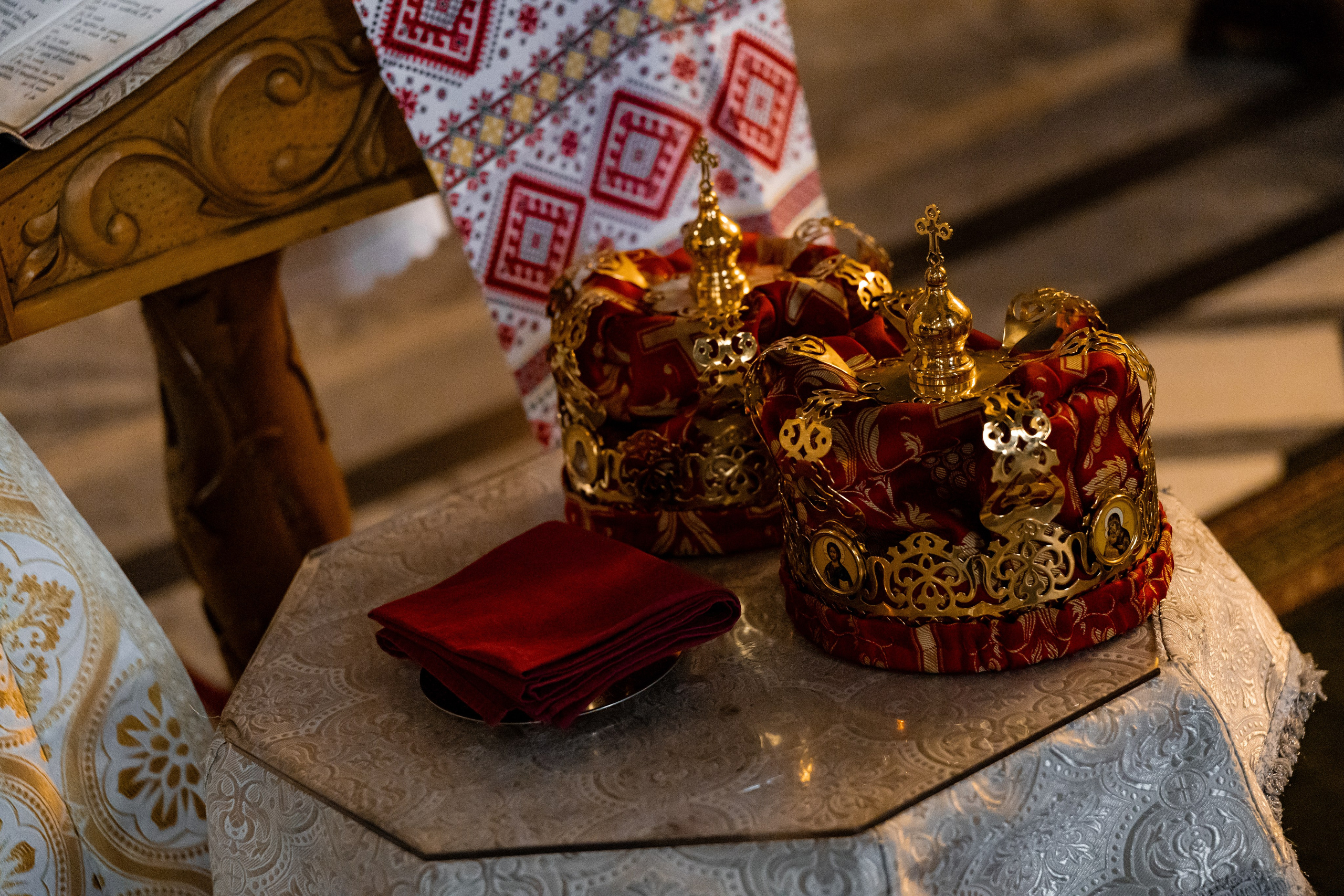 Венчание в Преображенском соборе. Фотограф Белгород