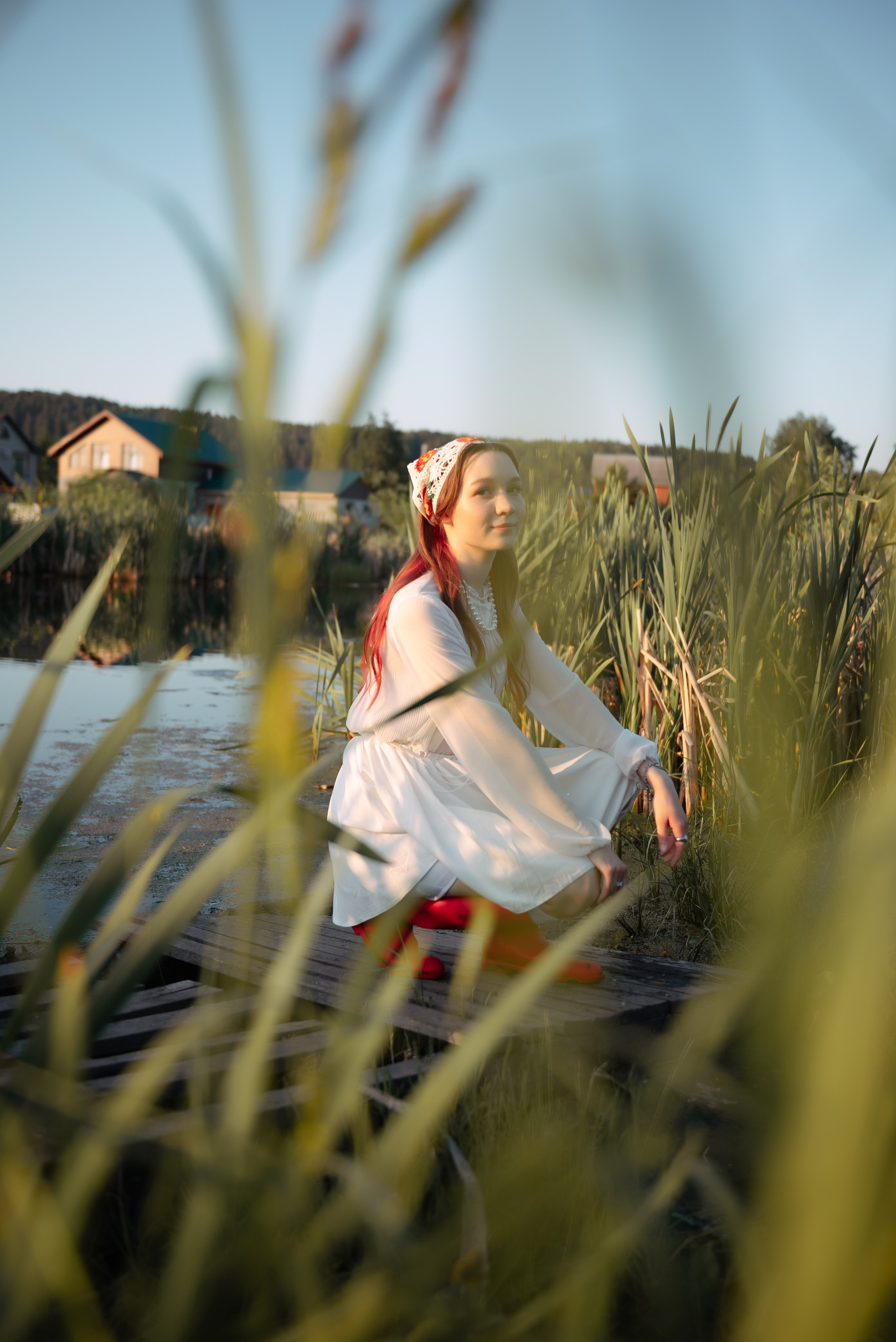 Фотосессия в деревенском стиле в Сухово г. Кемерово