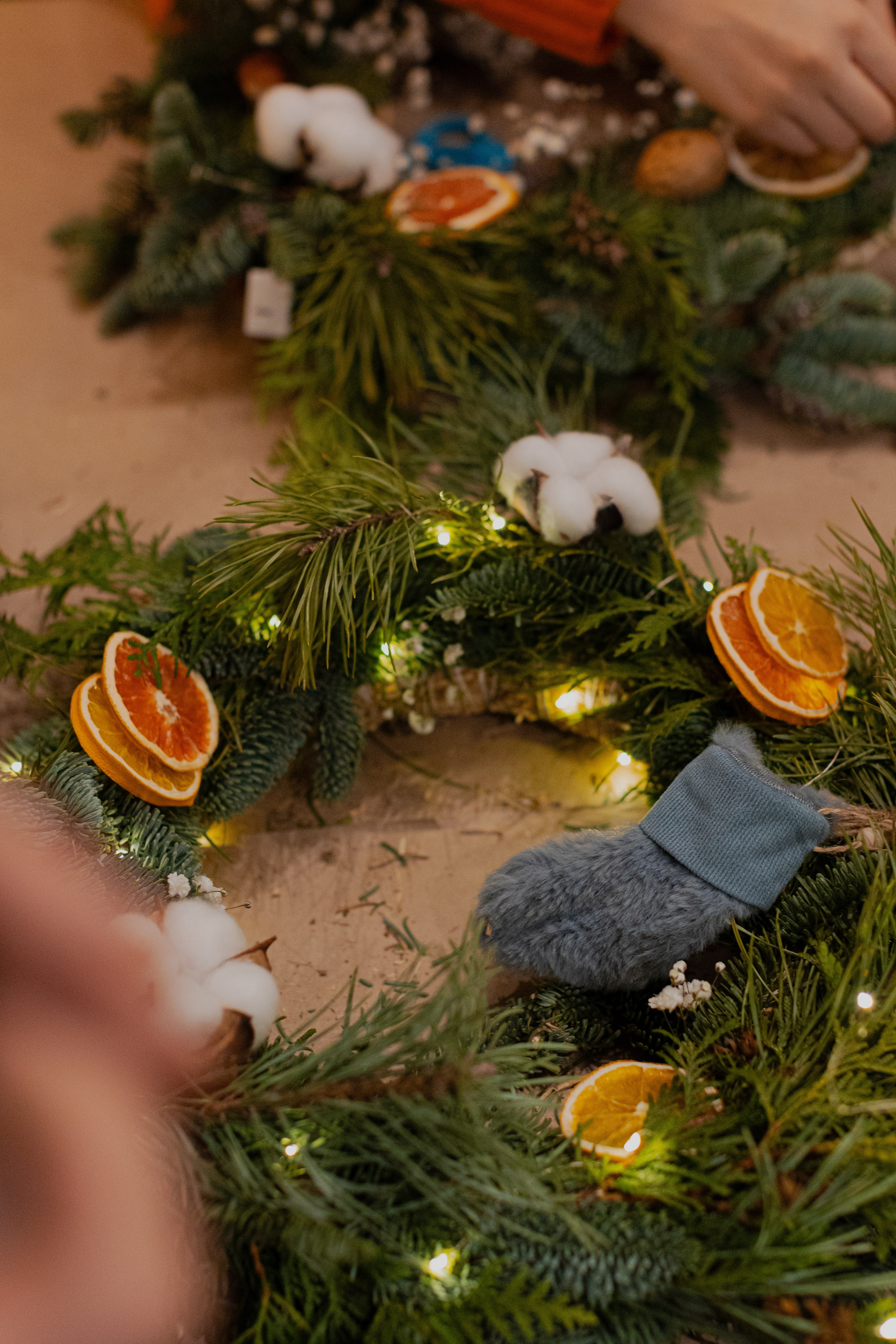 Мк Новогодний Венок. Анастасия Ракчеева Художник