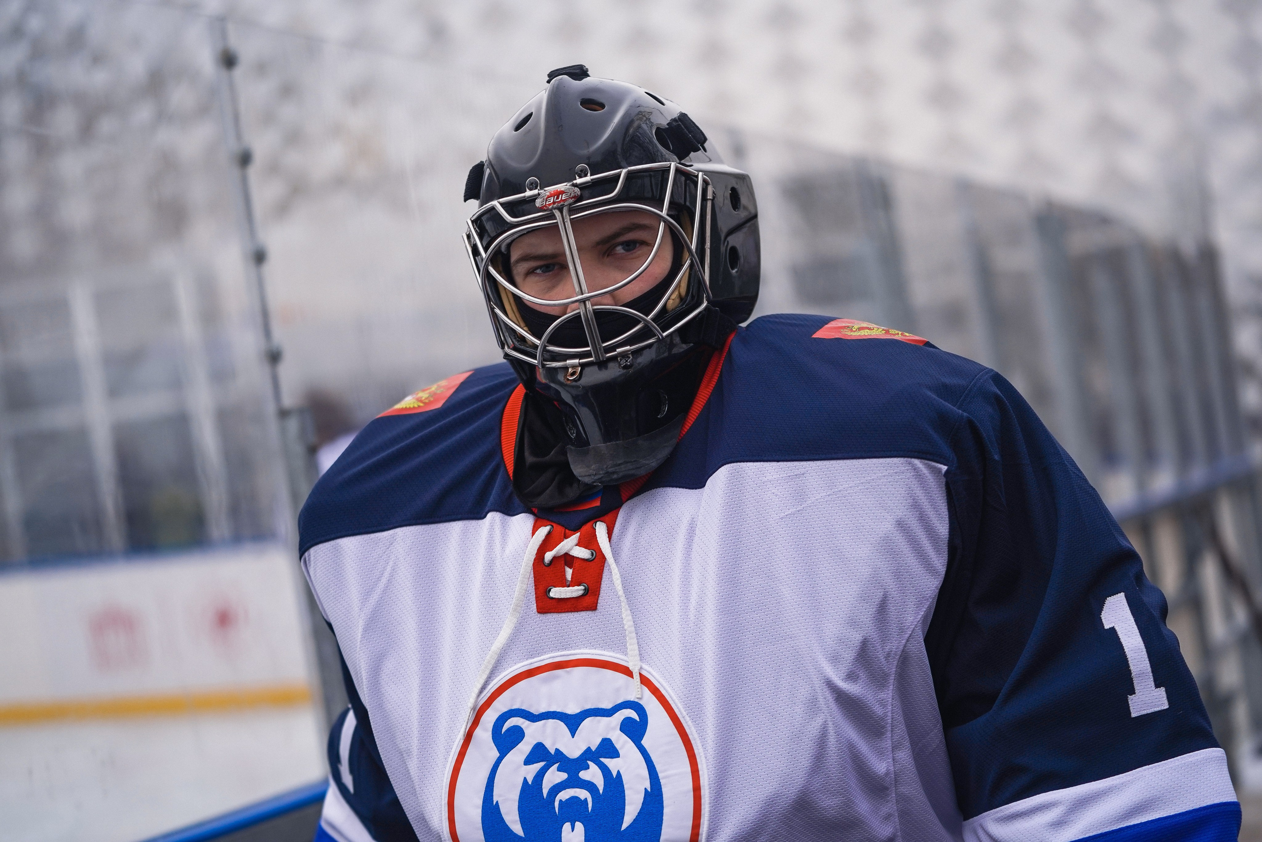 Хоккейный матч на ВДНХ. Анна, фотограф Москва, Зеленоград