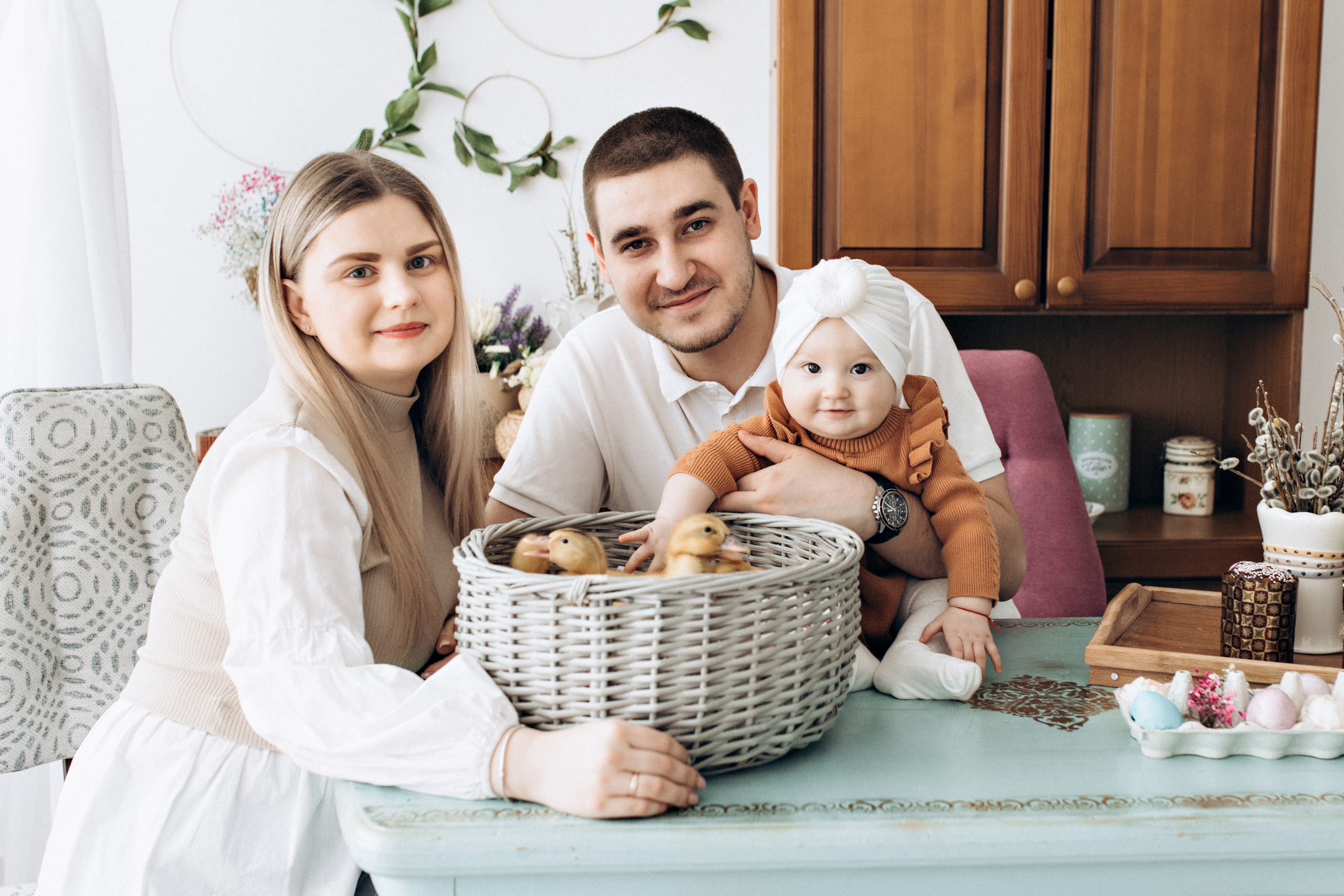 Пасхальный фотодень для Кирочки. Фотограф новорожденных в городе Ульяновске Павленкова Лилия