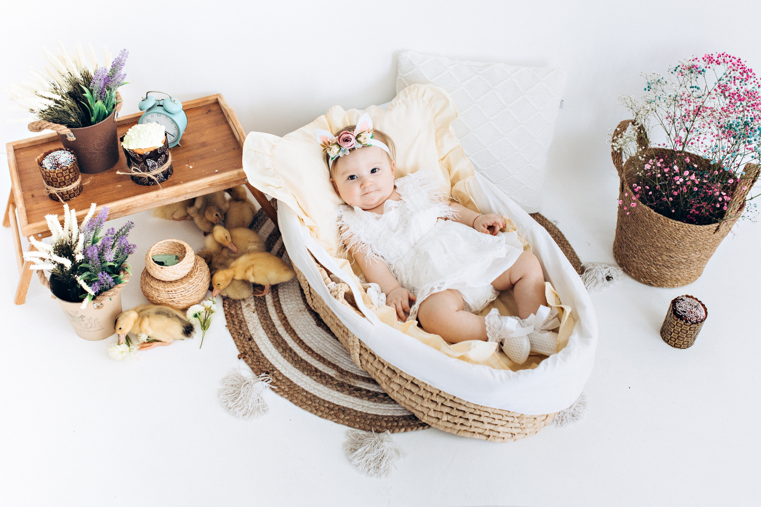 Пасхальный фотодень для Кирочки. Фотограф новорожденных в городе Ульяновске Павленкова Лилия