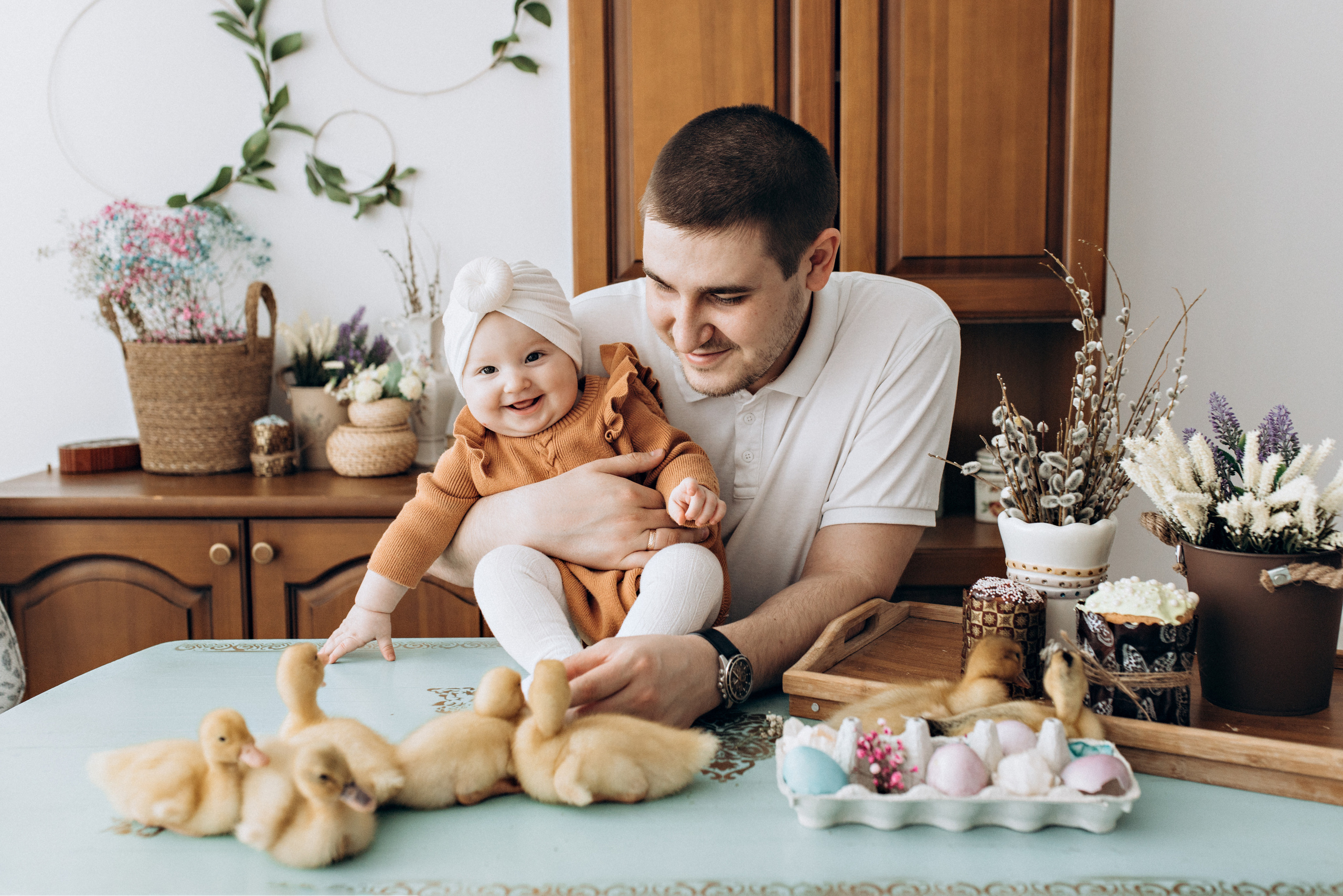 Пасхальный фотодень для Кирочки. Фотограф новорожденных в городе Ульяновске Павленкова Лилия