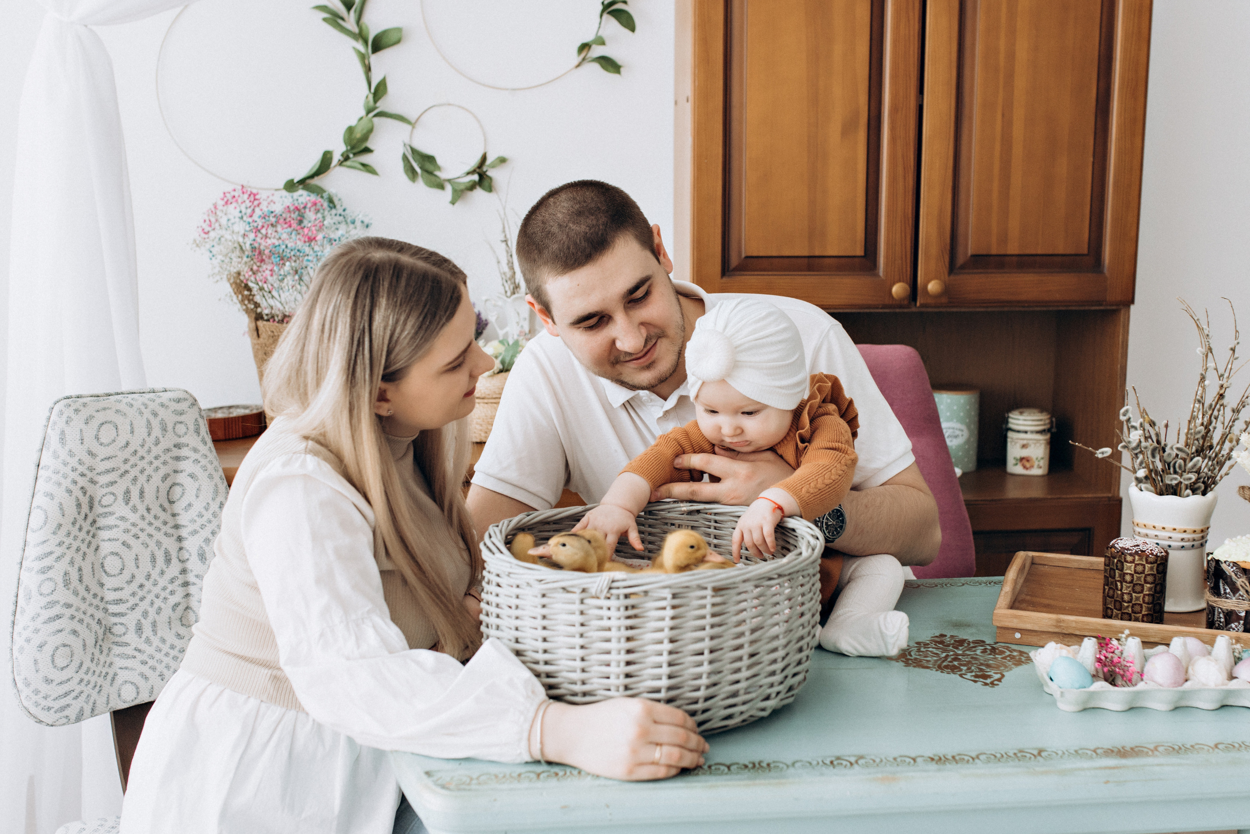 Пасхальный фотодень для Кирочки. Фотограф новорожденных в городе Ульяновске Павленкова Лилия