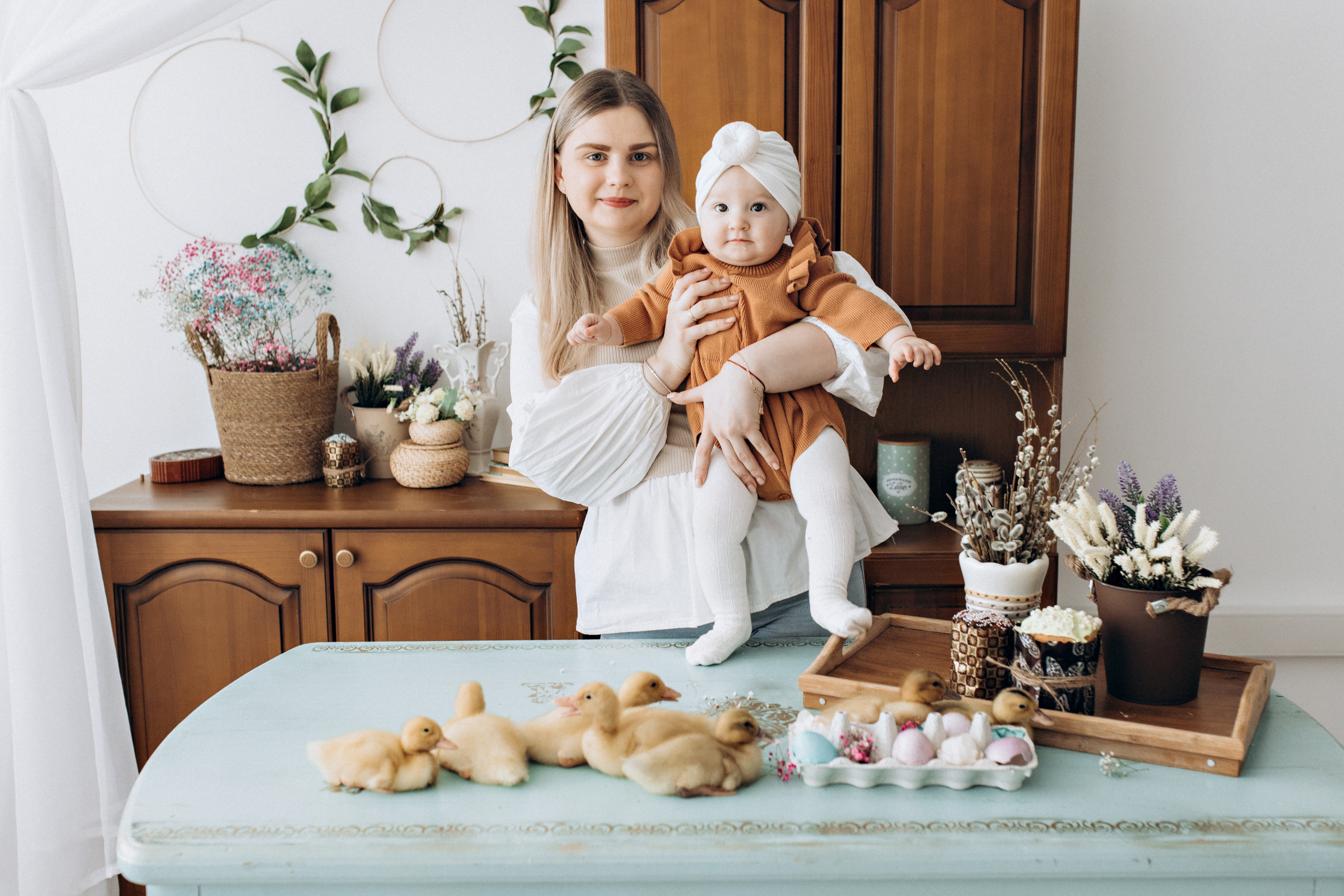 Пасхальный фотодень для Кирочки. Фотограф новорожденных в городе Ульяновске Павленкова Лилия