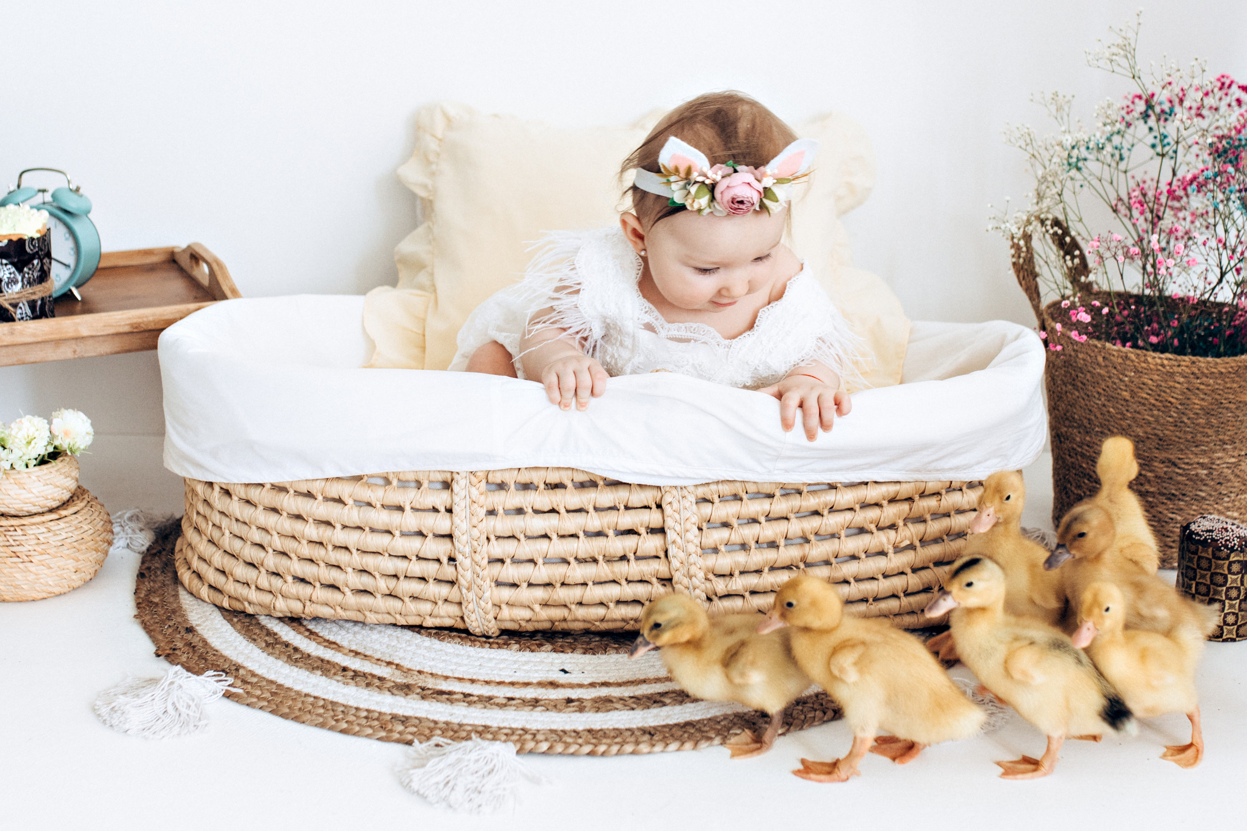 Пасхальный фотодень для Кирочки. Фотограф новорожденных в городе Ульяновске Павленкова Лилия
