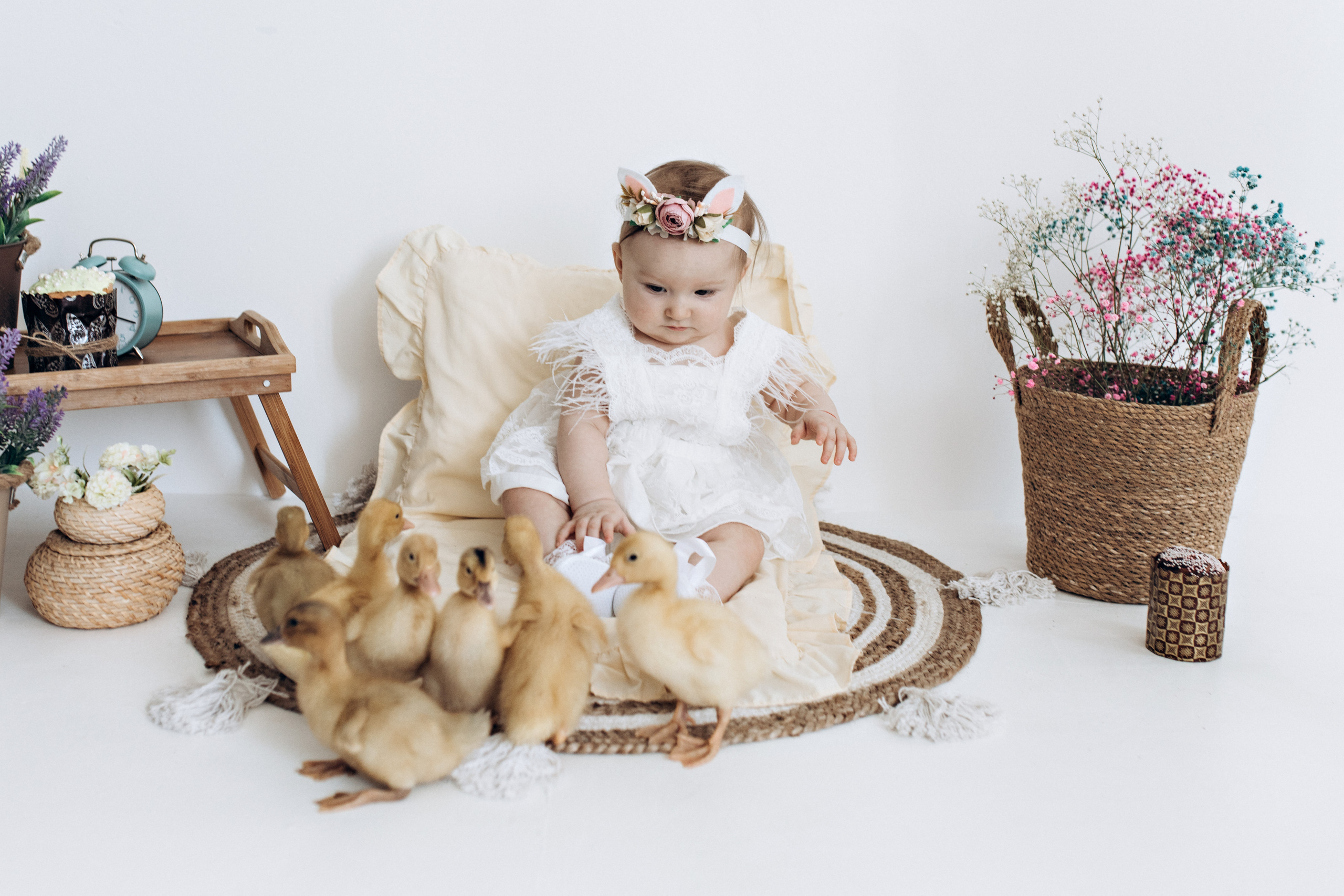 Пасхальный фотодень для Кирочки. Фотограф новорожденных в городе Ульяновске Павленкова Лилия