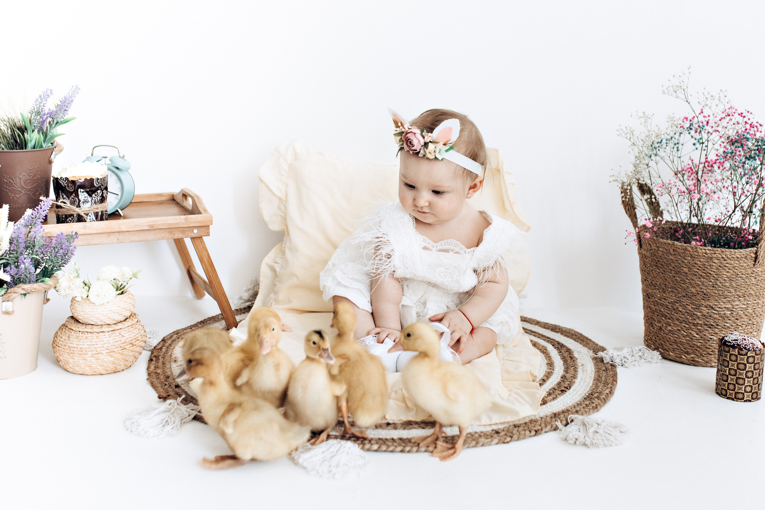 Пасхальный фотодень для Кирочки. Фотограф новорожденных в городе Ульяновске Павленкова Лилия