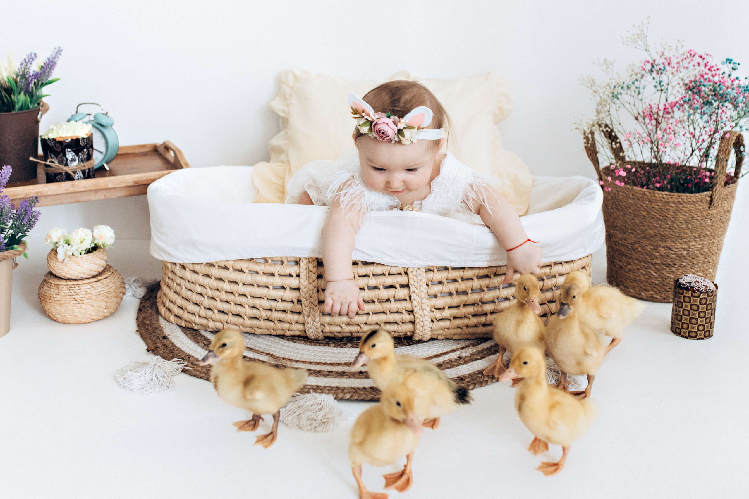 Пасхальный фотодень для Кирочки. Фотограф новорожденных в городе Ульяновске Павленкова Лилия