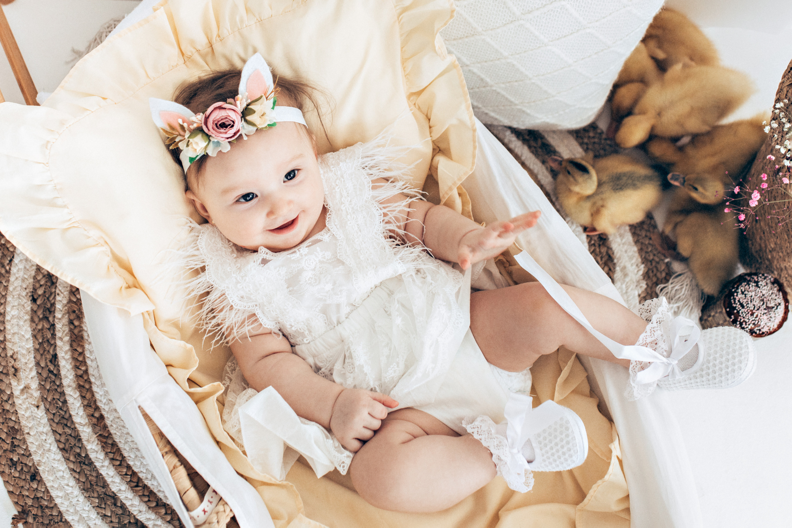 Пасхальный фотодень для Кирочки. Фотограф новорожденных в городе Ульяновске Павленкова Лилия