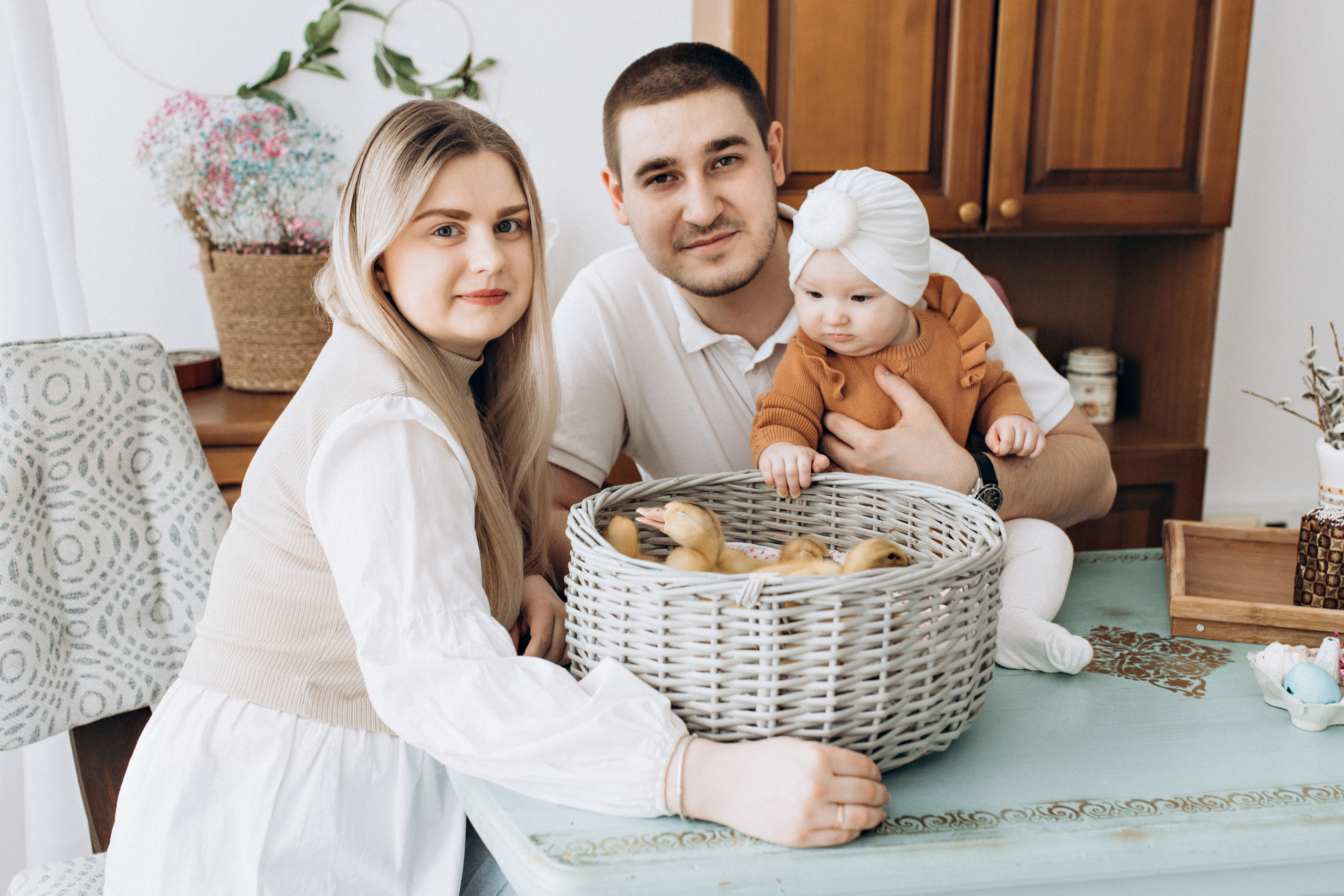 Пасхальный фотодень для Кирочки. Фотограф новорожденных в городе Ульяновске Павленкова Лилия