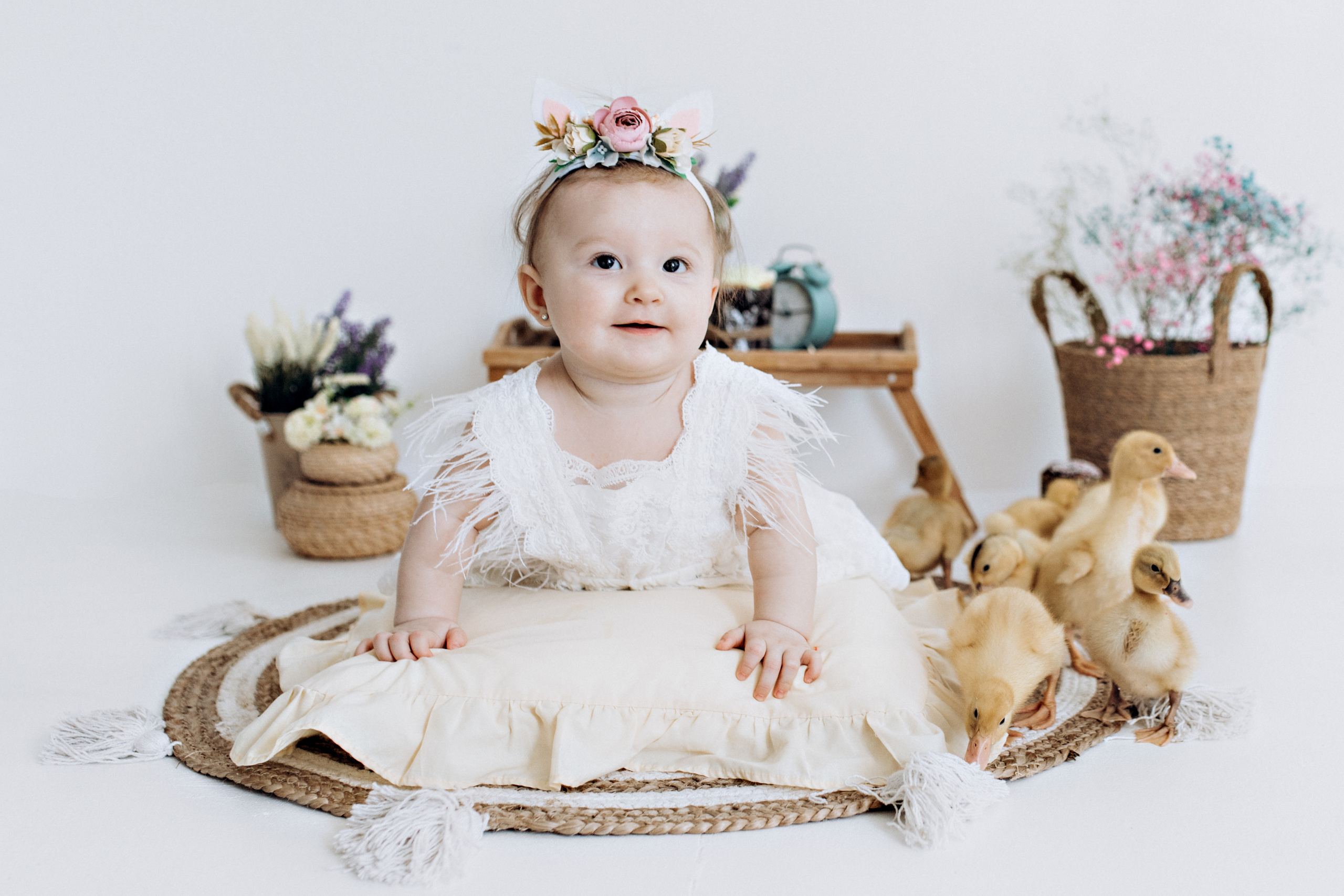 Пасхальный фотодень для Кирочки. Фотограф новорожденных в городе Ульяновске Павленкова Лилия