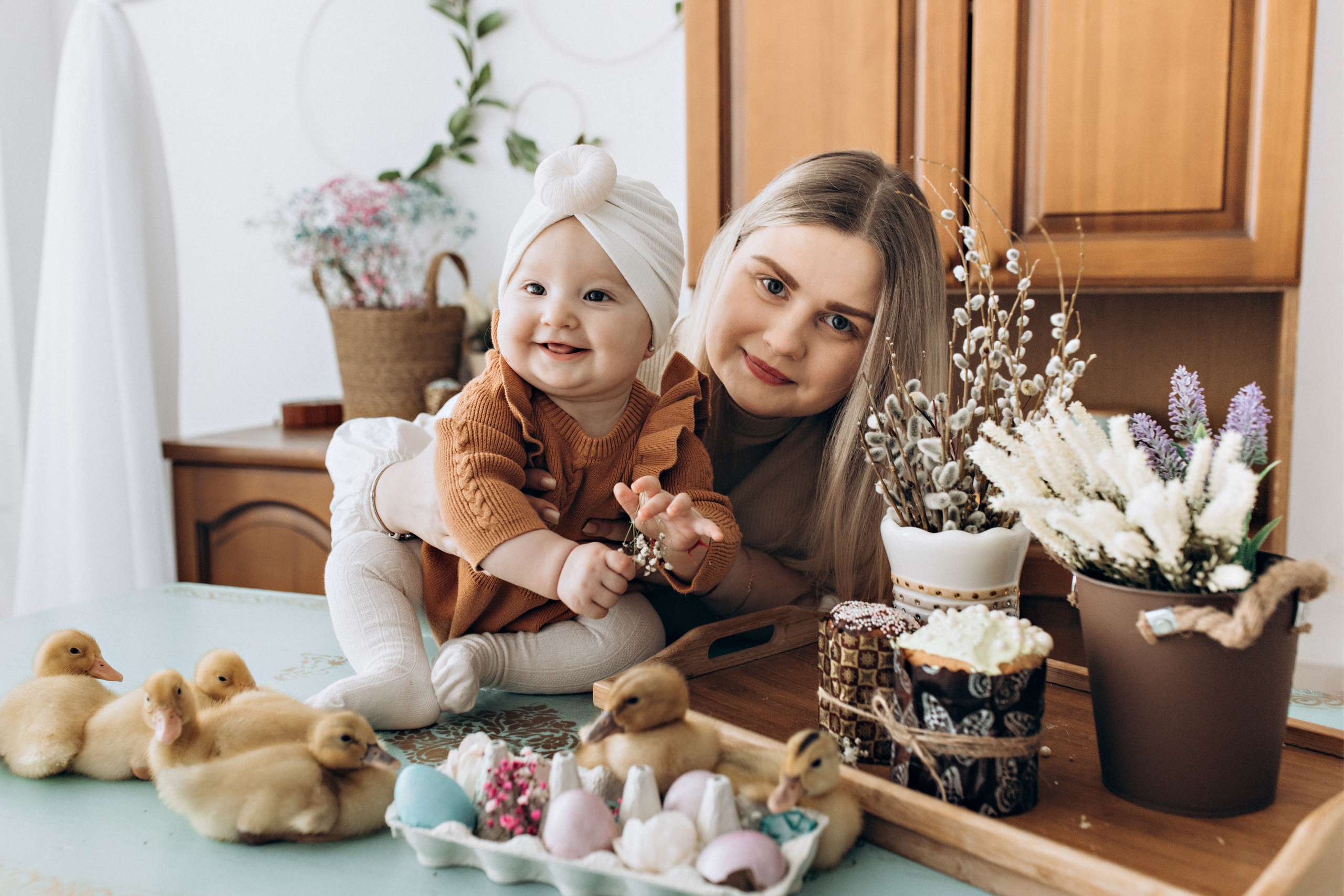 Пасхальный фотодень для Кирочки. Фотограф новорожденных в городе Ульяновске Павленкова Лилия
