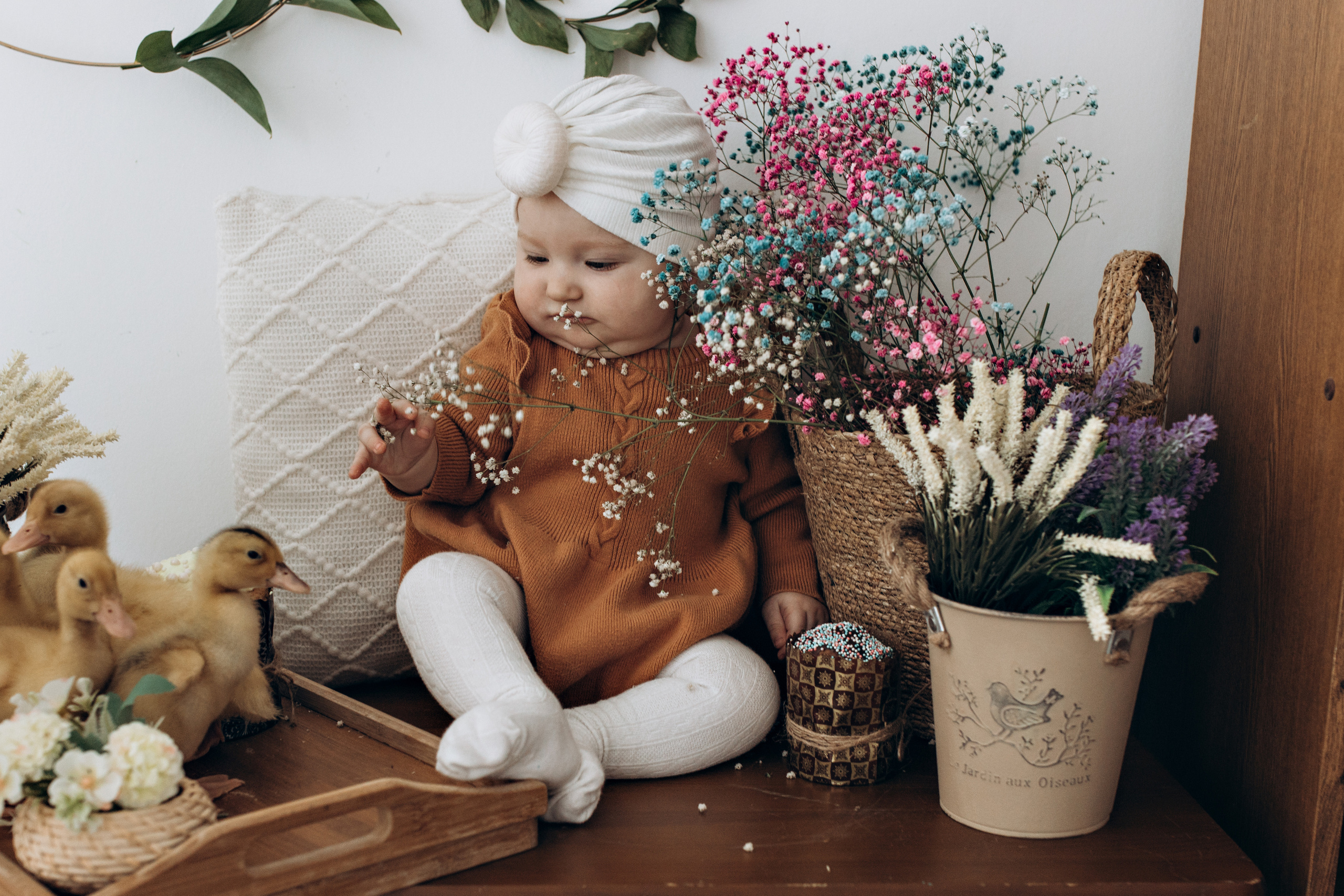 Пасхальный фотодень для Кирочки. Фотограф новорожденных в городе Ульяновске Павленкова Лилия