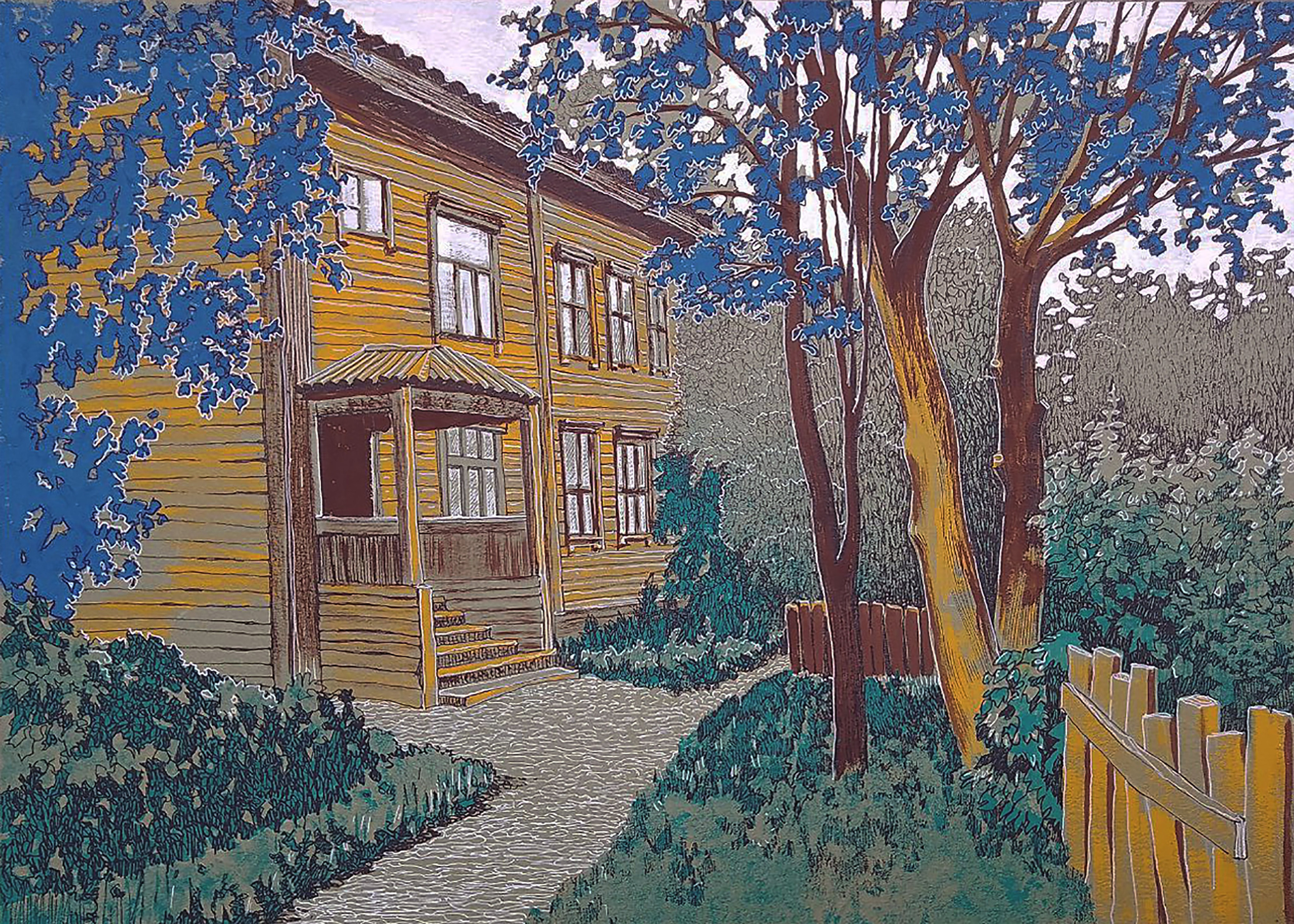 Графика. Тихонова Анна —художник-график, художник-монументалист, живописец, педагог