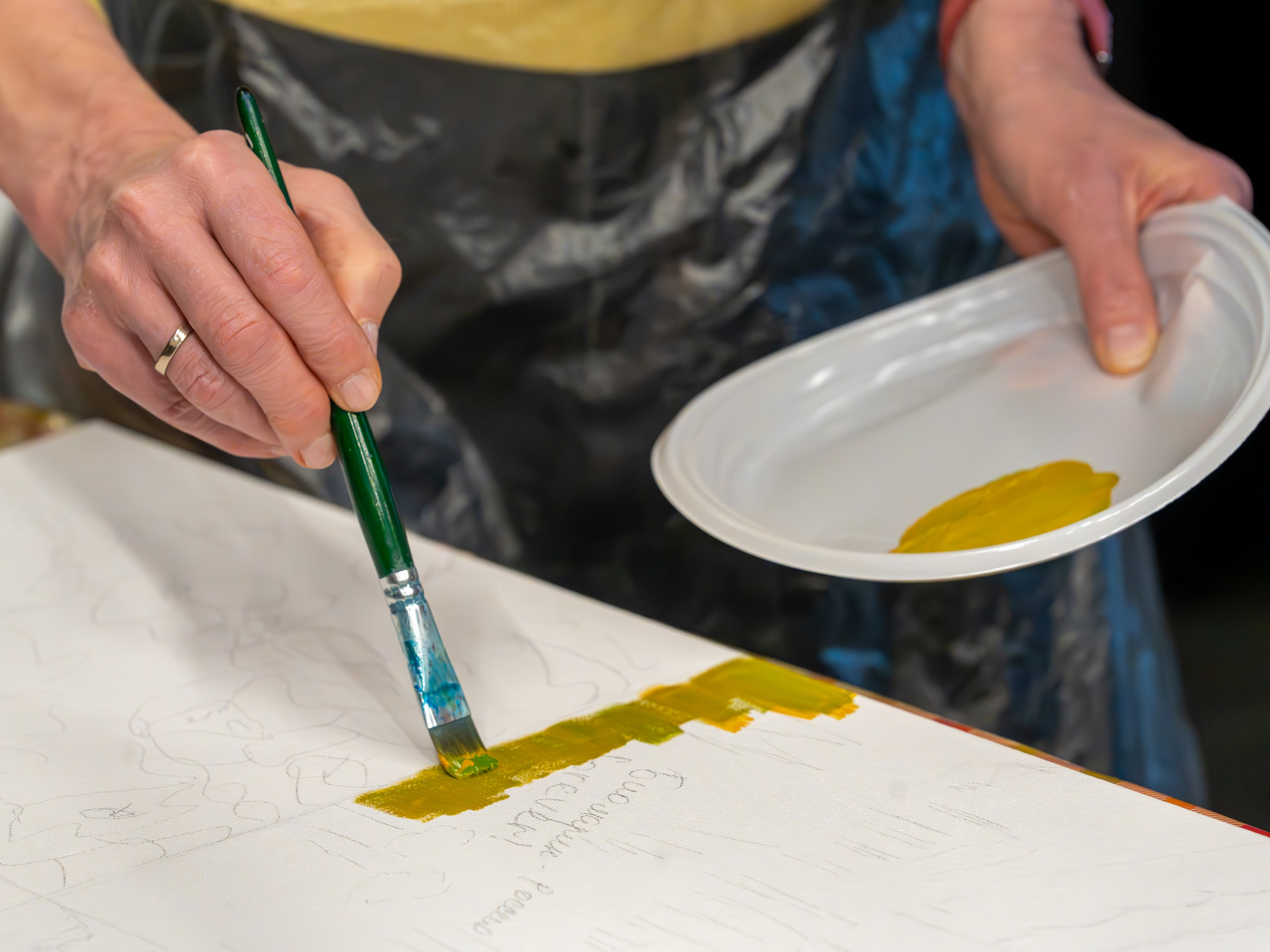 MICE мероприятие — мастер класс по акварели. Репортажный фотограф в Красной Поляне и Сочи Павлюченко Екатерина