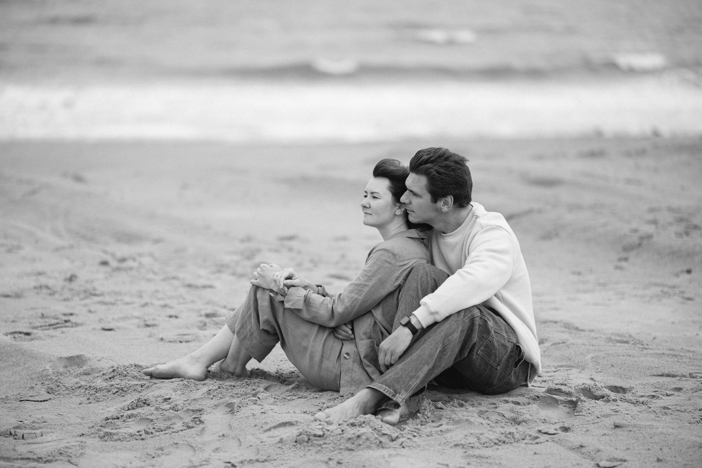 На берегу. Свадебные и семейные фотографы в Москве Максим и Оксана Первомай