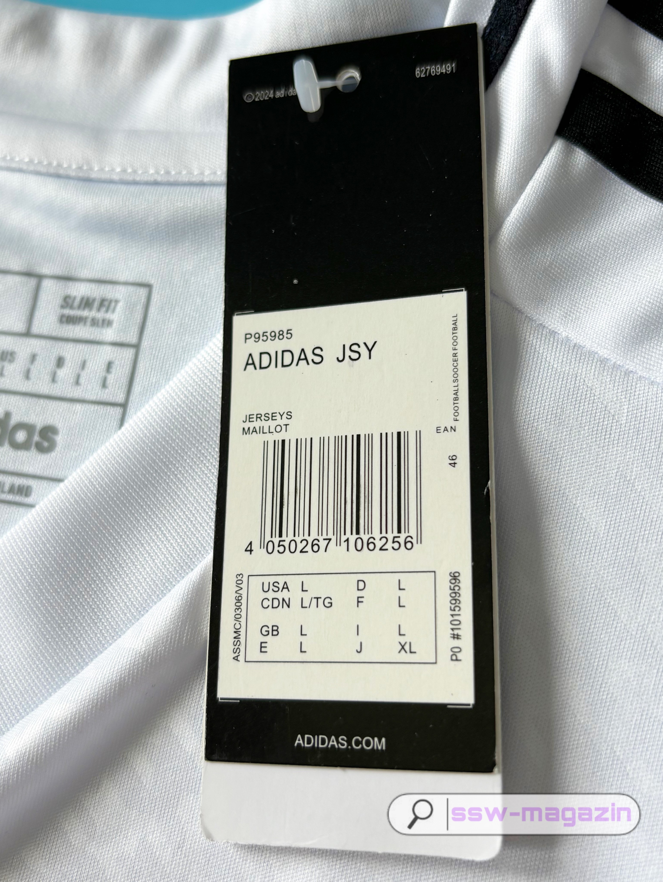 Футболка Real Madrid 2024-2025 домашняя. Футбольный магазин — ssw_magazin