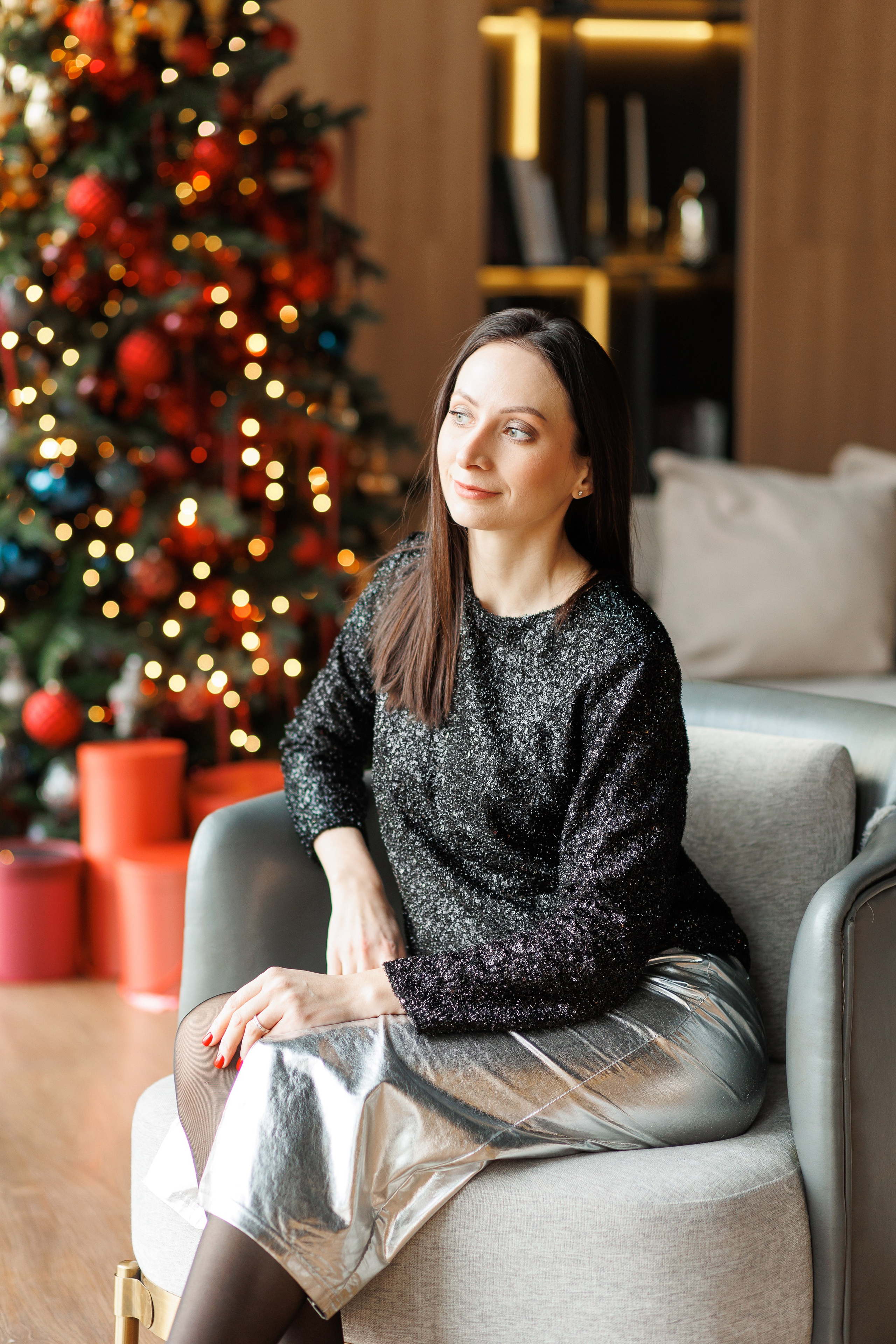 Лариса Новогодняя фотосессия. Фотограф Щелково/ Москва Татьяна Жучкова