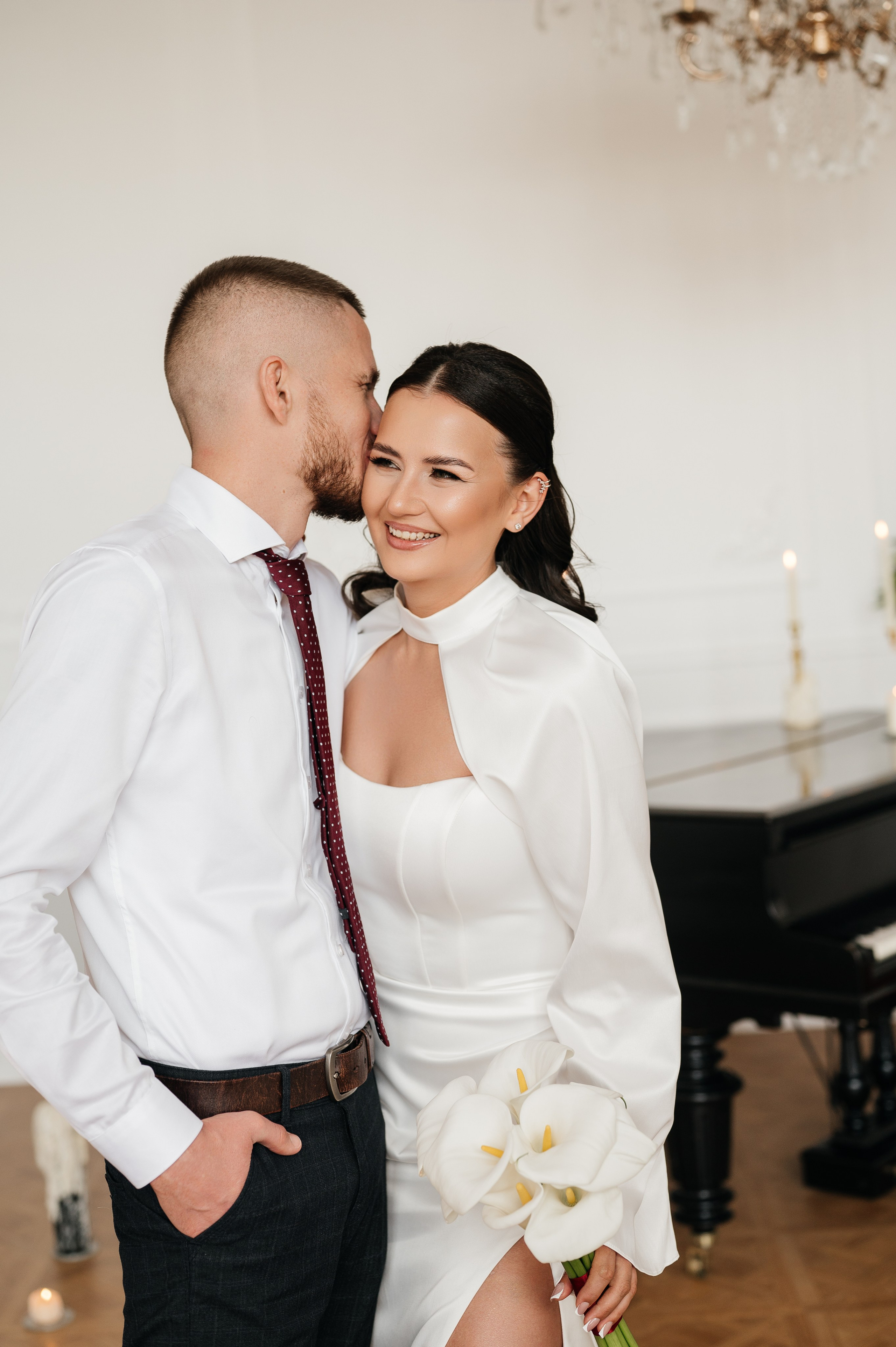 Свадебная фотосессия в студии. Свадебный и семейный фотограф в Краснодаре Алина Мельник