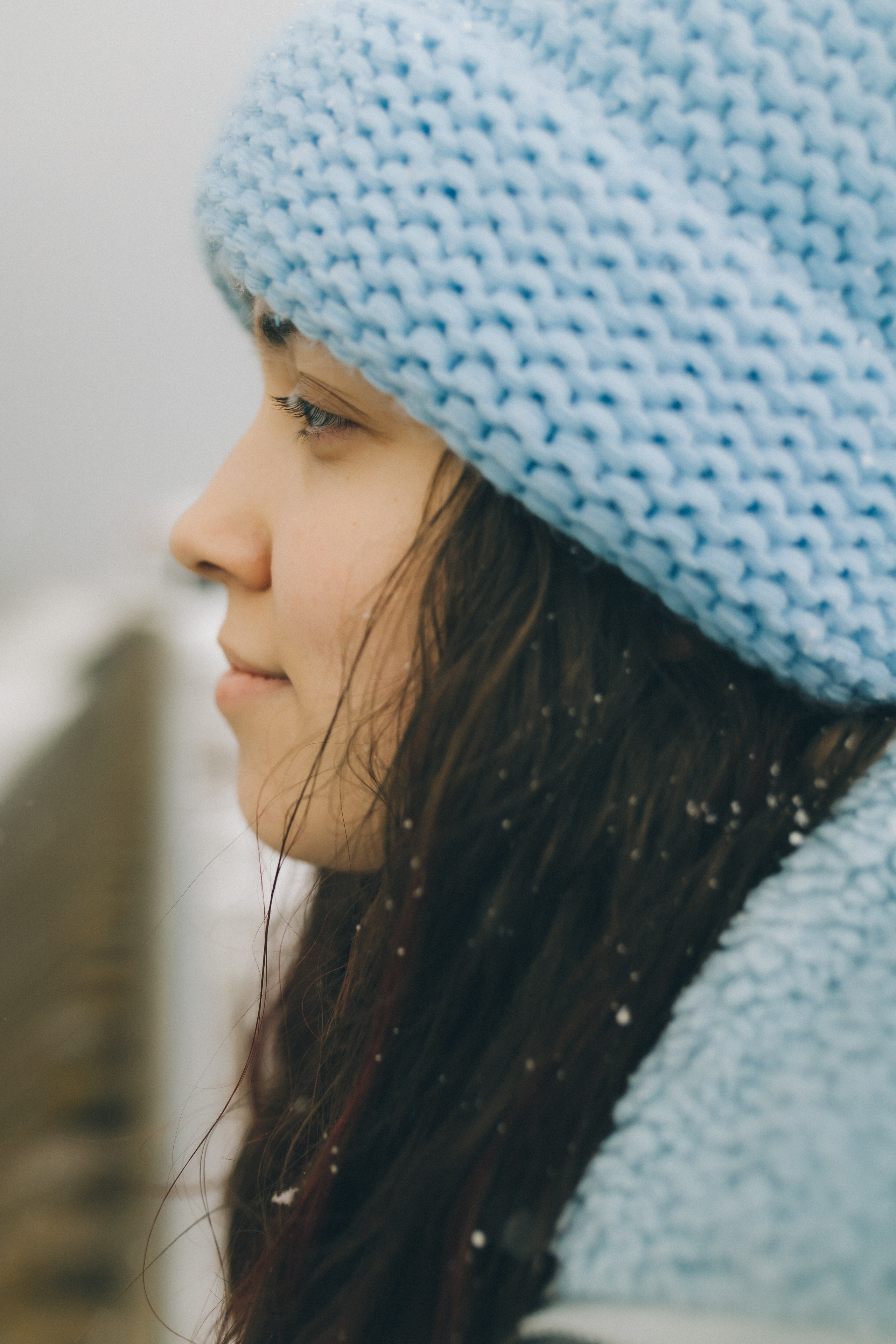 Маша и зима на Балтике. Фотограф Зеленоградск Красильникова Елена