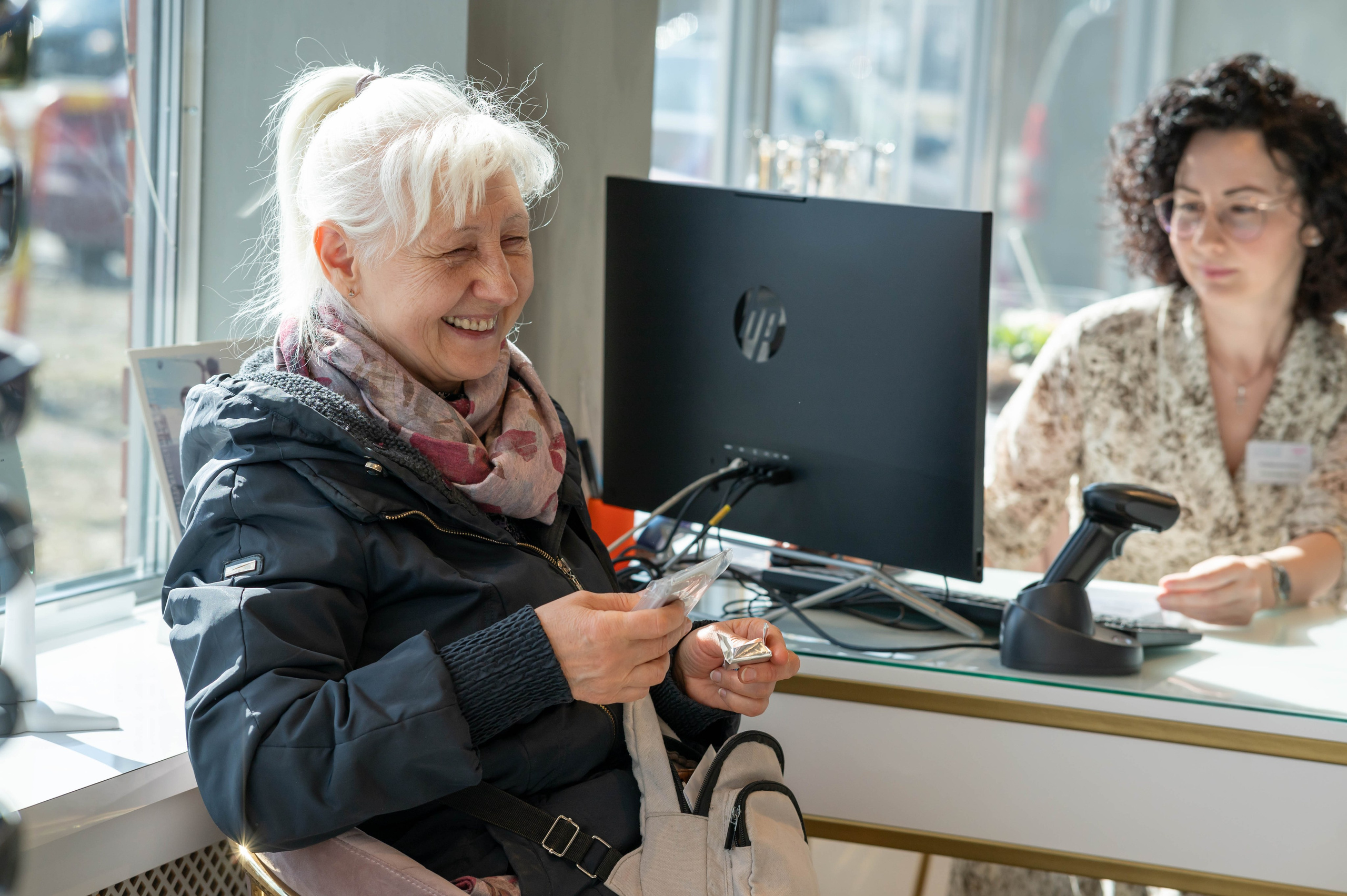 Съёмка открытия оптики