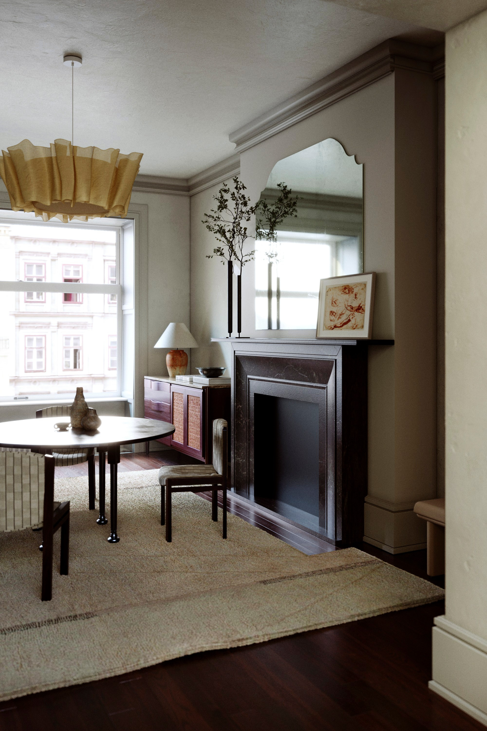 Работа по референсу Agusta Hoffman. Визуализации Дизайн проектов